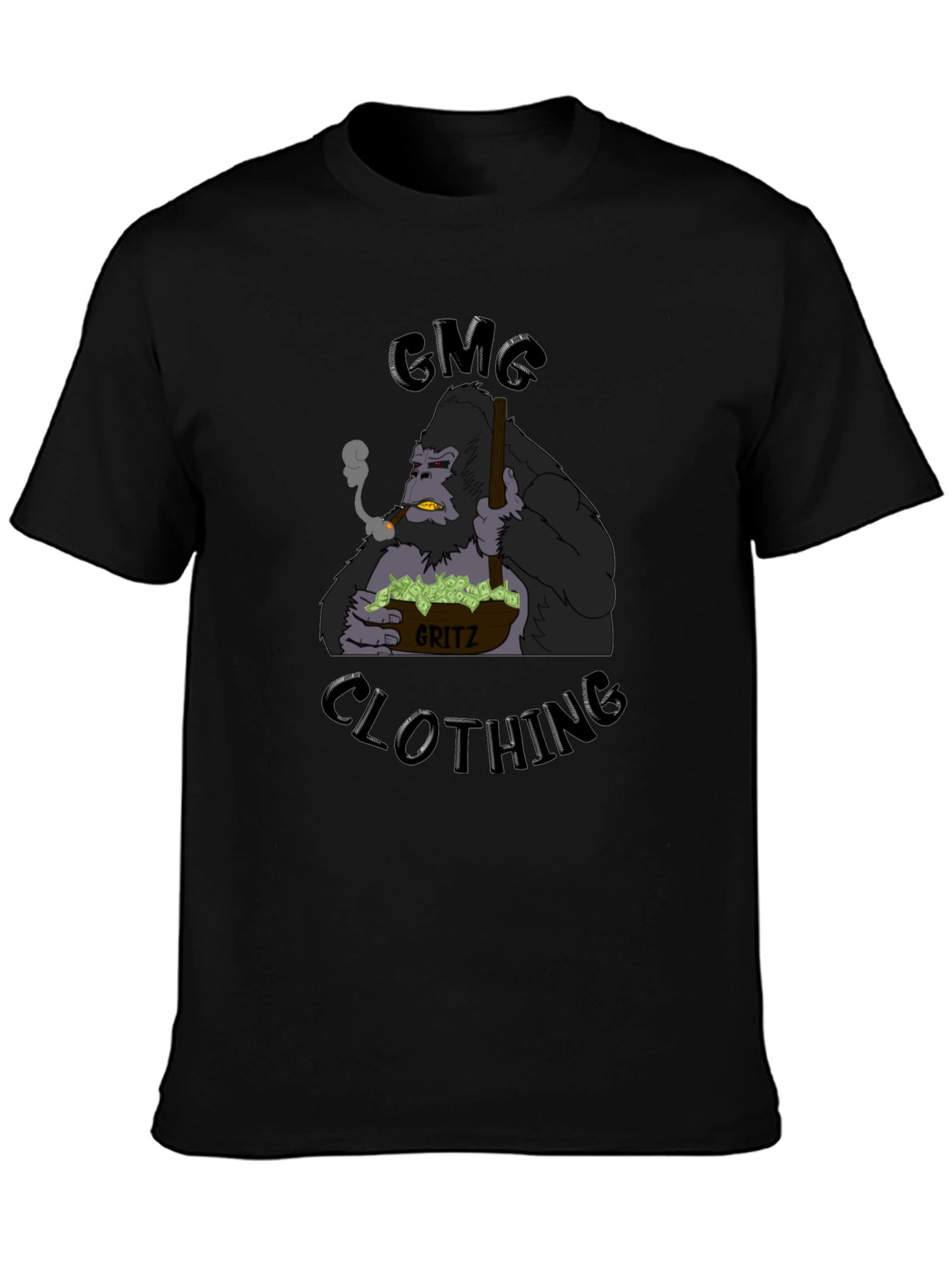 GMG Gorilla Grits Black T-Shirt
