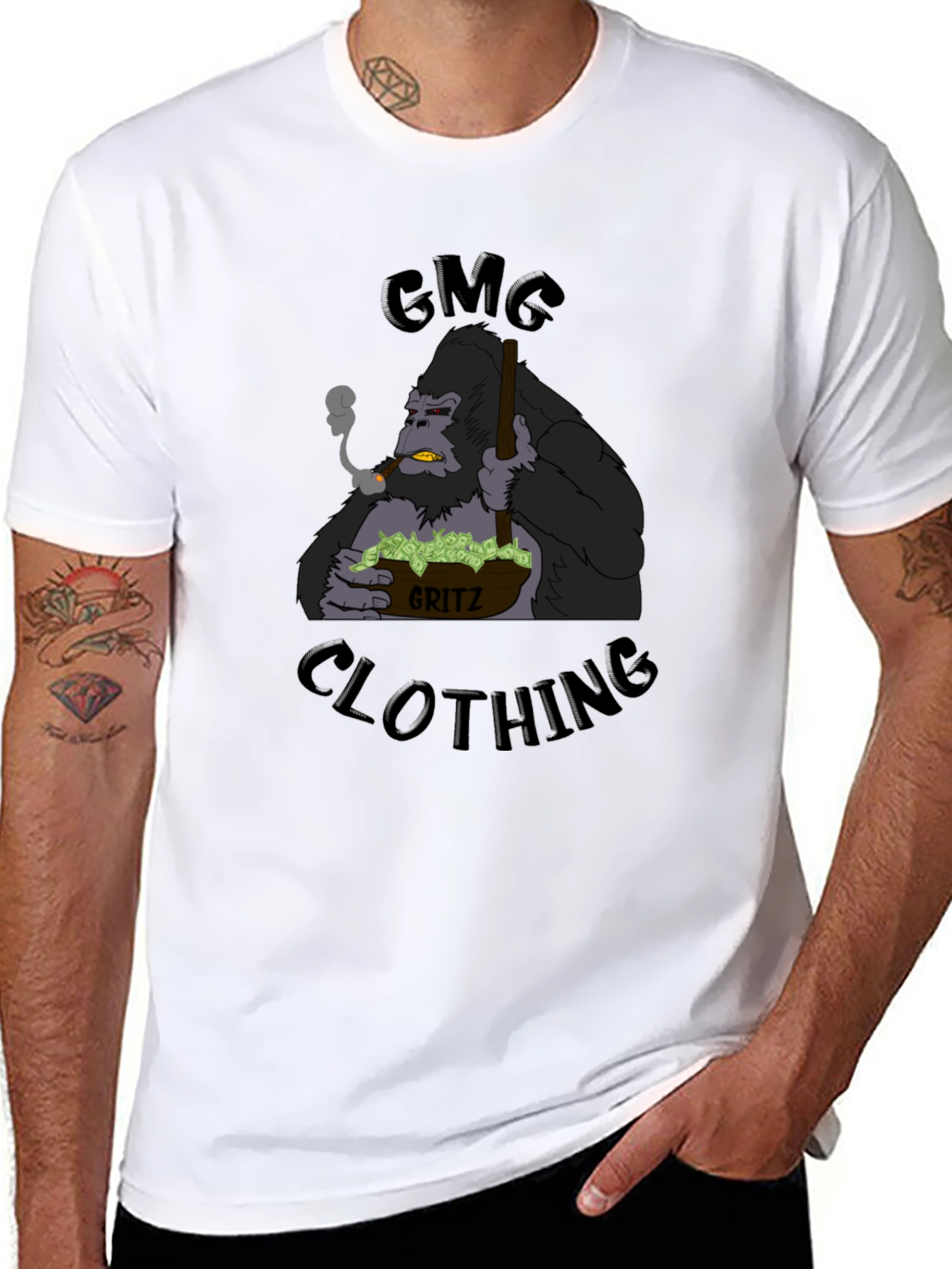 GMG Gorilla Grits Black T-Shirt