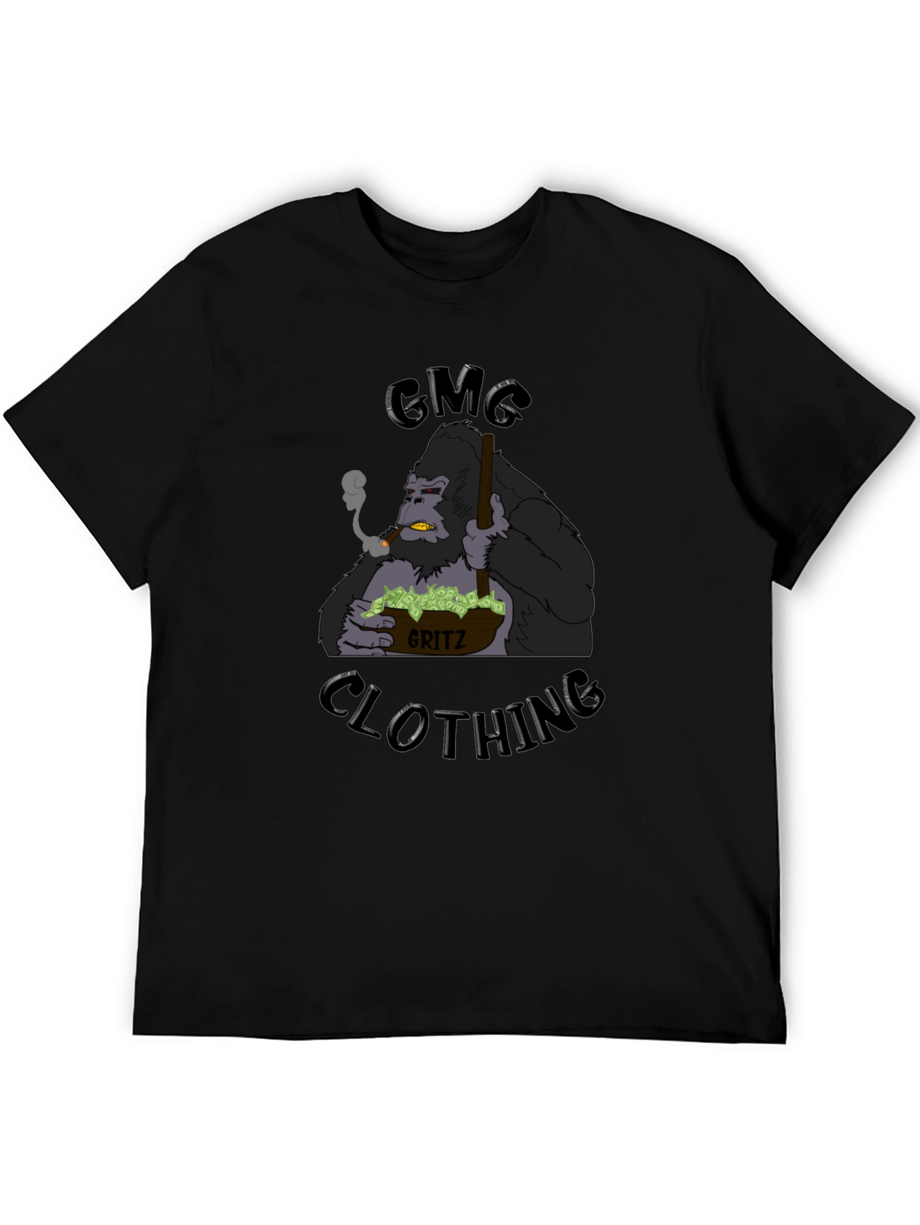 GMG Gorilla Grits Black T-Shirt