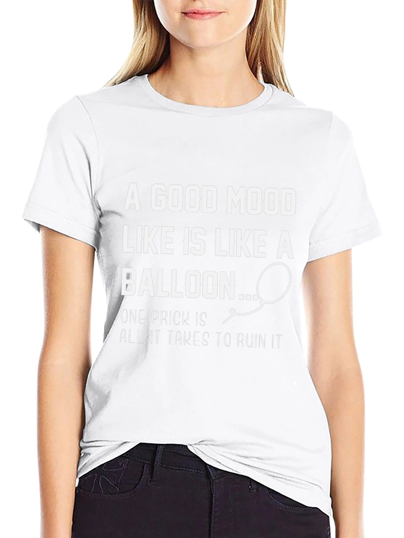 A Good Mood Balloon Humor T-Shirt