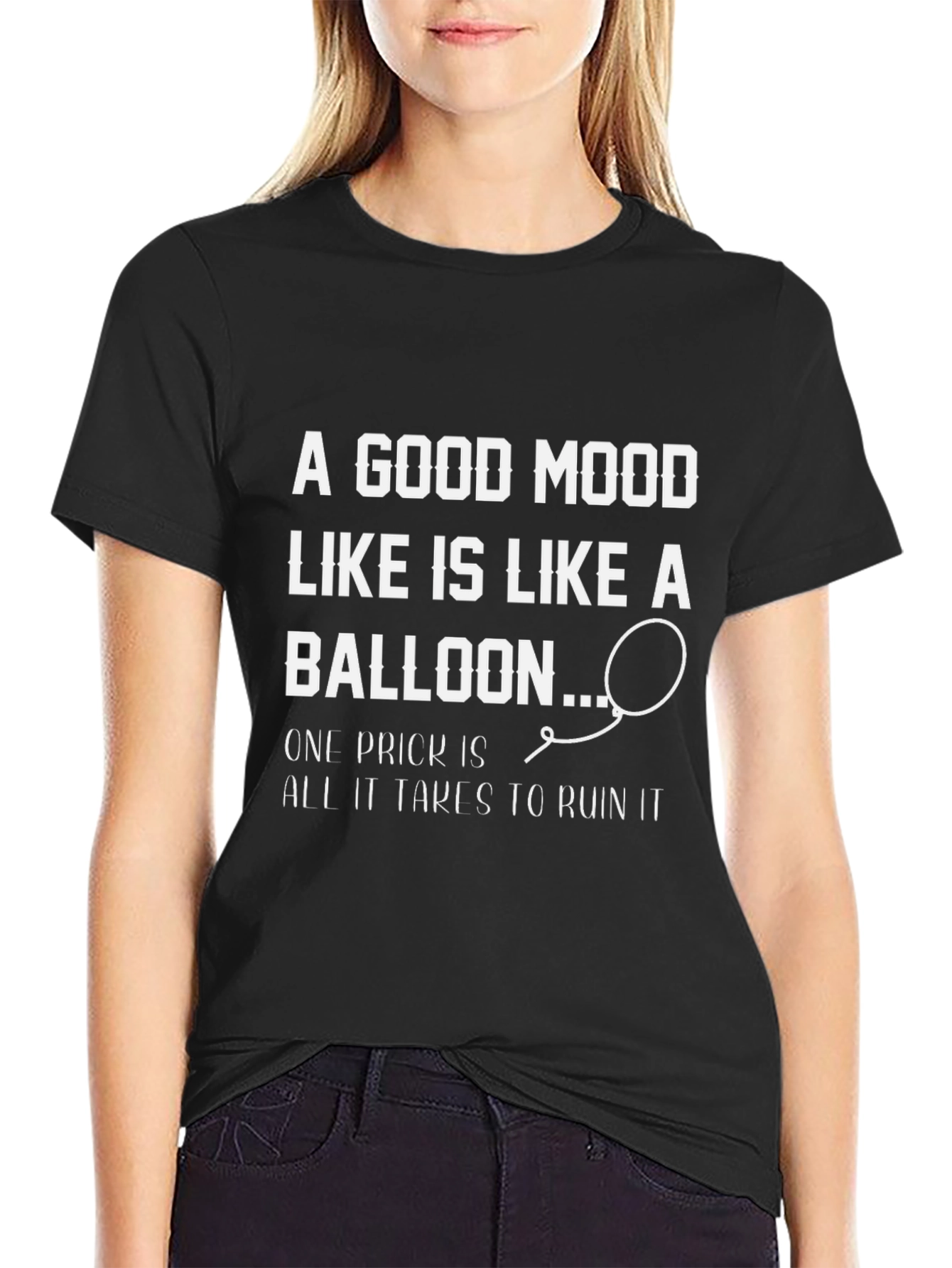 A Good Mood Balloon Humor T-Shirt