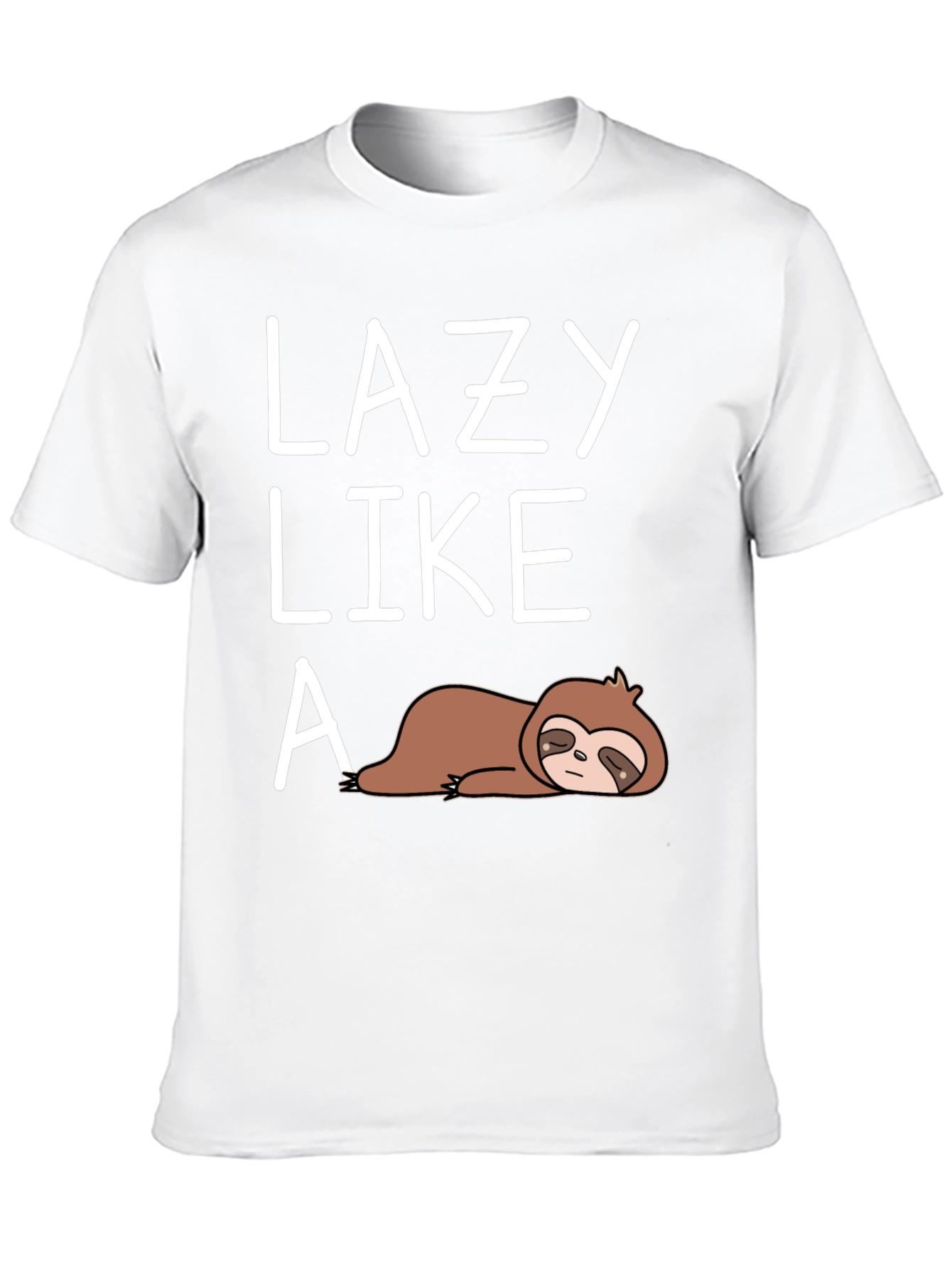 Lazy Like A Sloth Graphic Tee