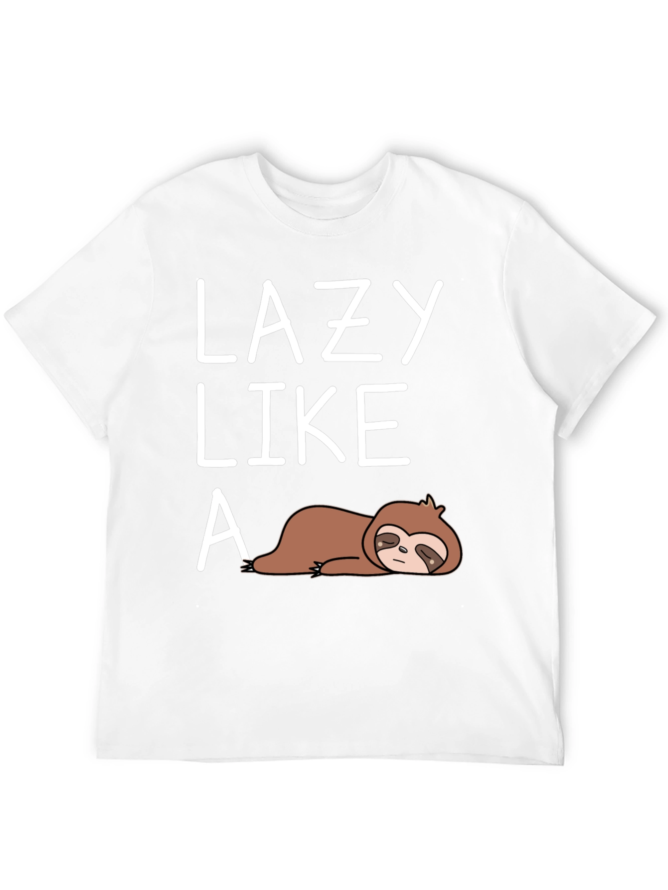 Lazy Like A Sloth Graphic Tee