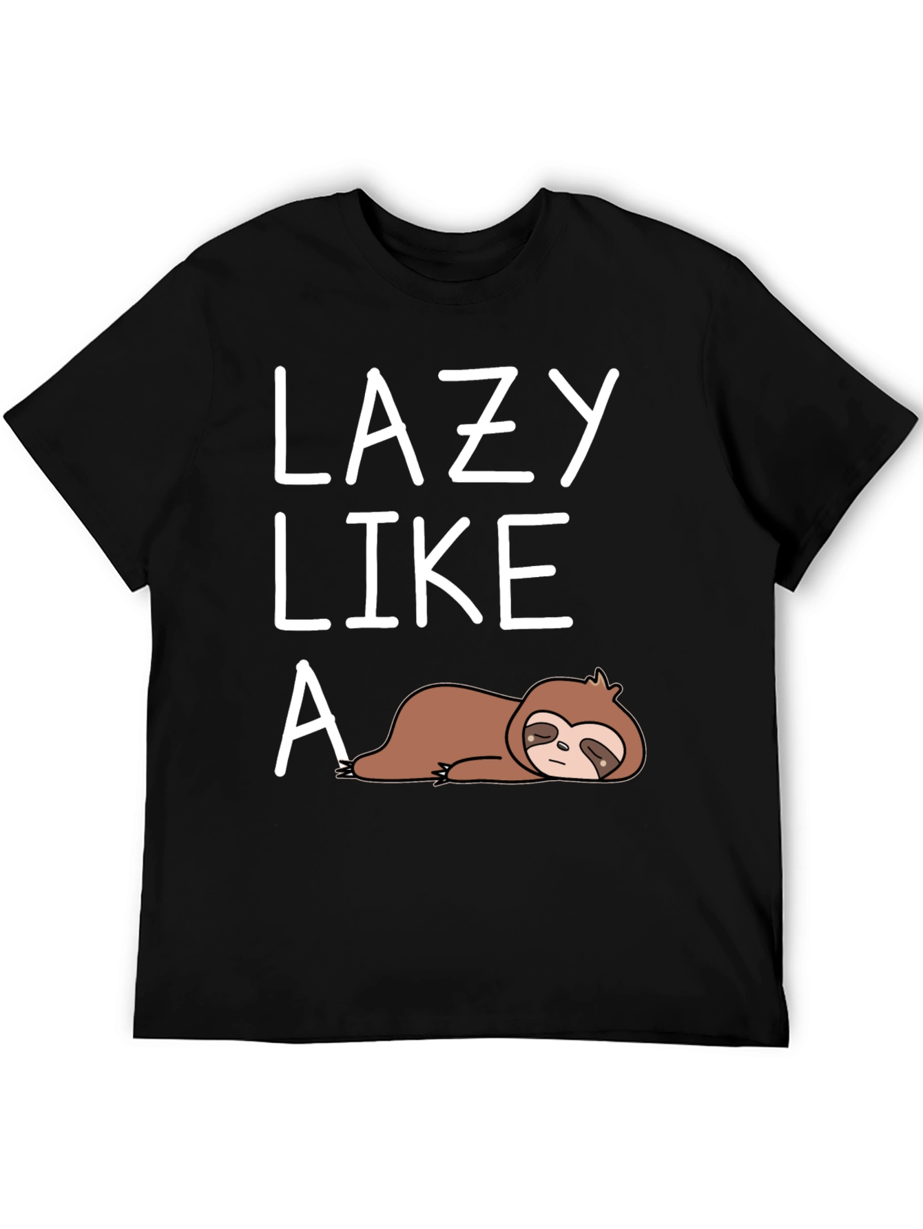 Lazy Like A Sloth Graphic Tee