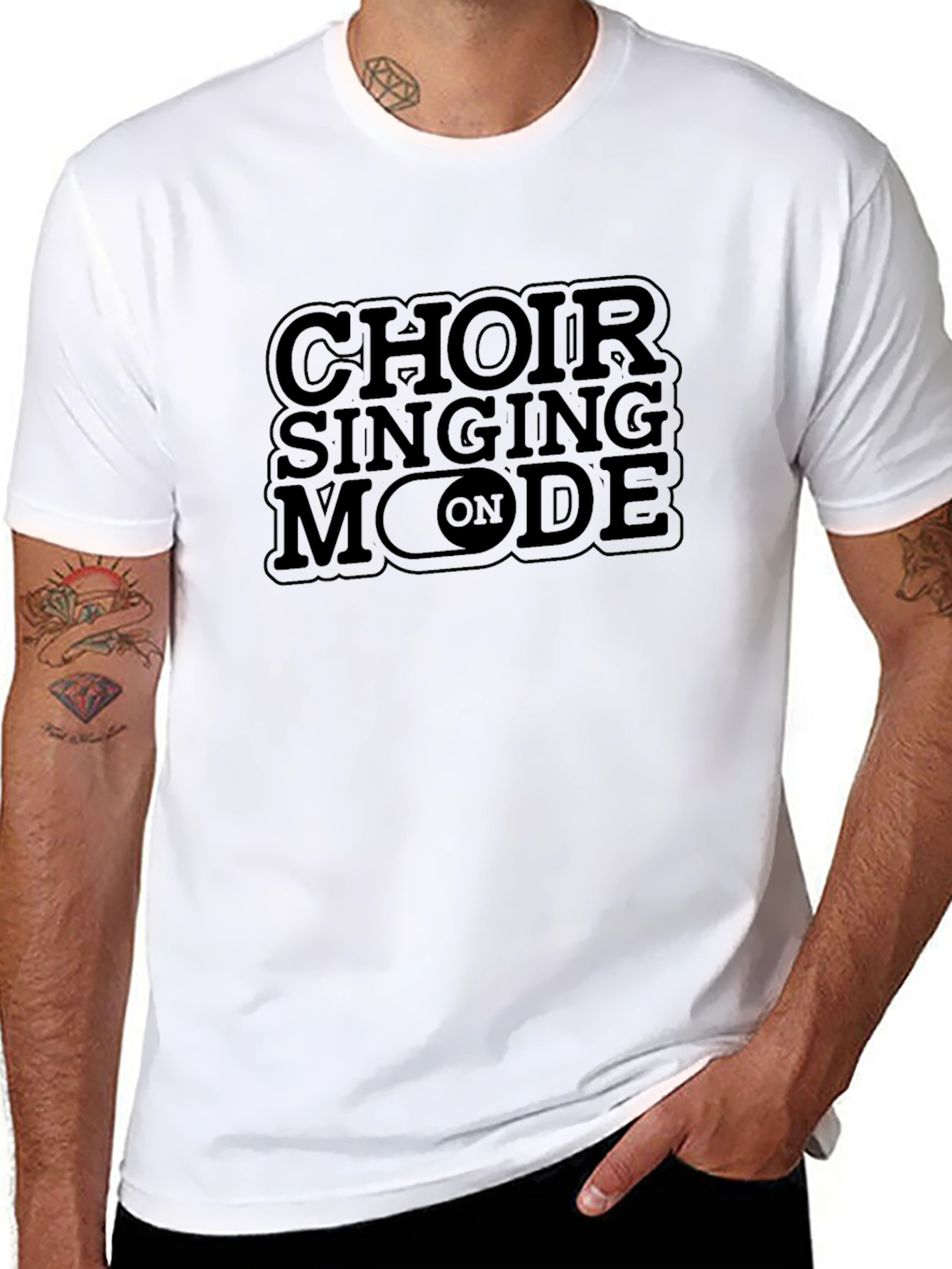 Choir Singing Mode On T-Shirt