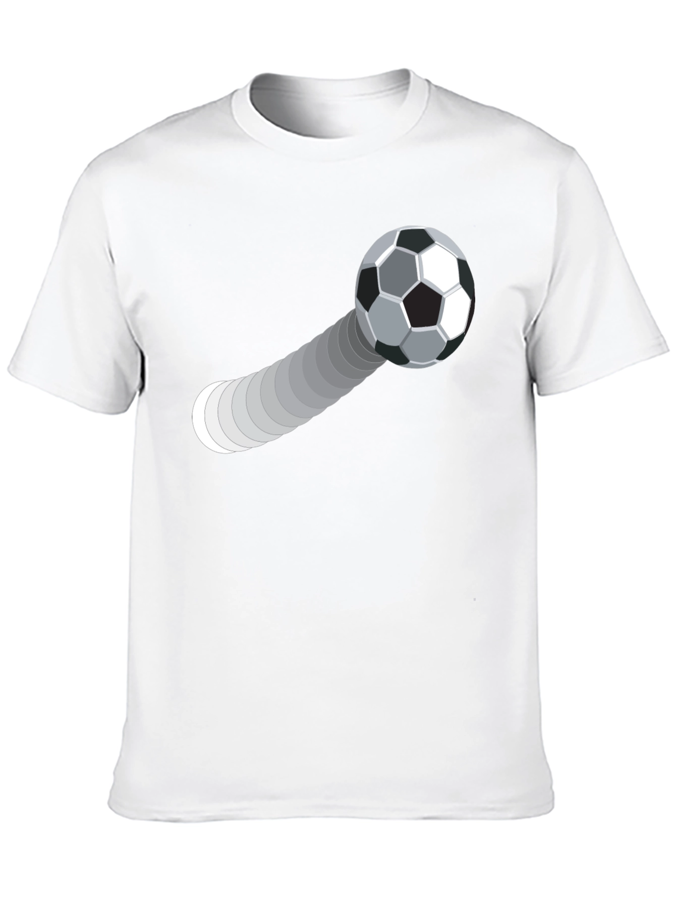 Soccer Ball Trajectory Graphic Tee