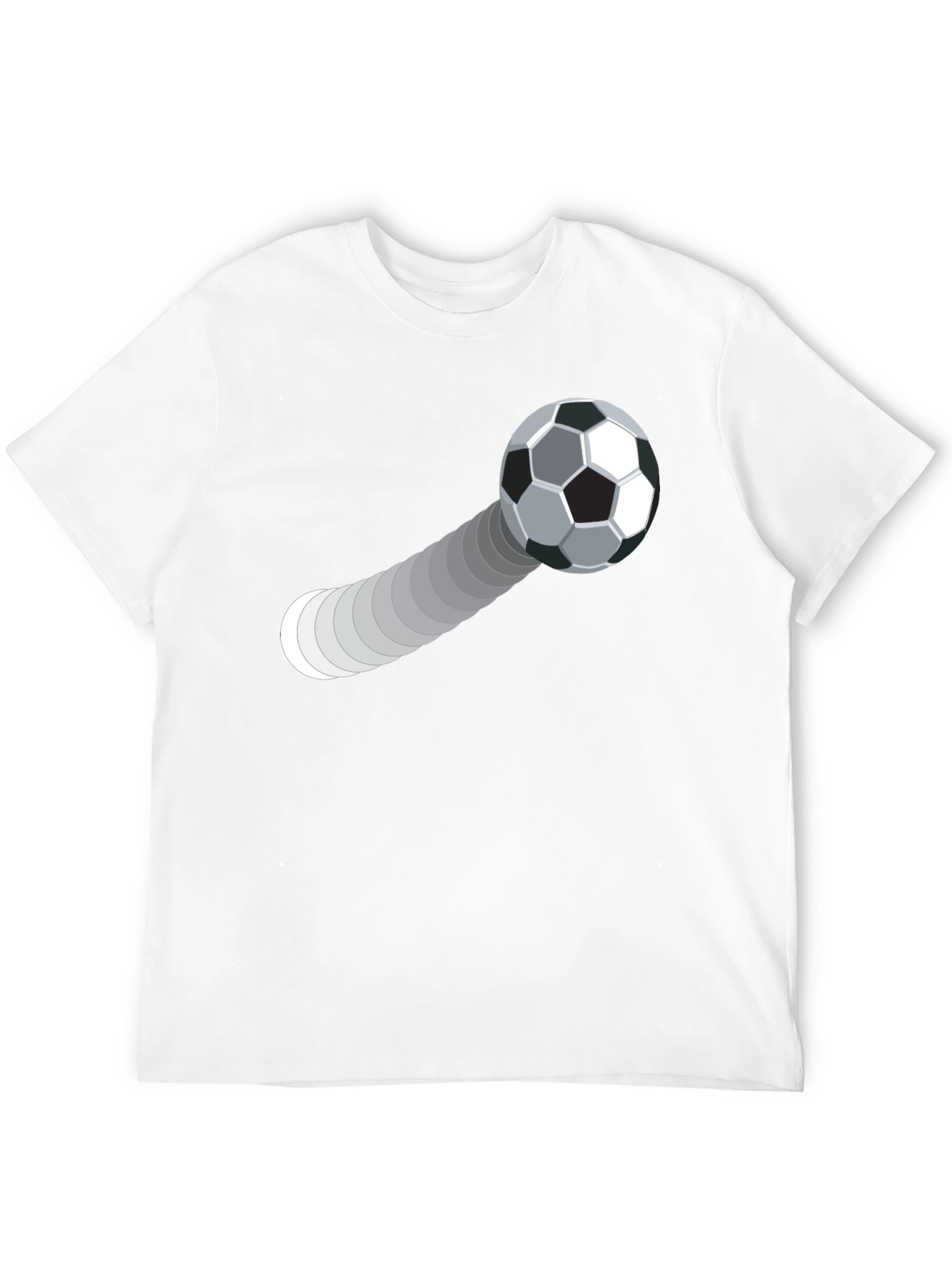 Soccer Ball Trajectory Graphic Tee