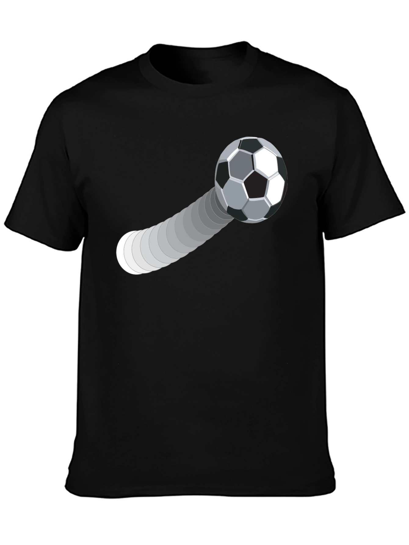 Soccer Ball Trajectory Graphic Tee