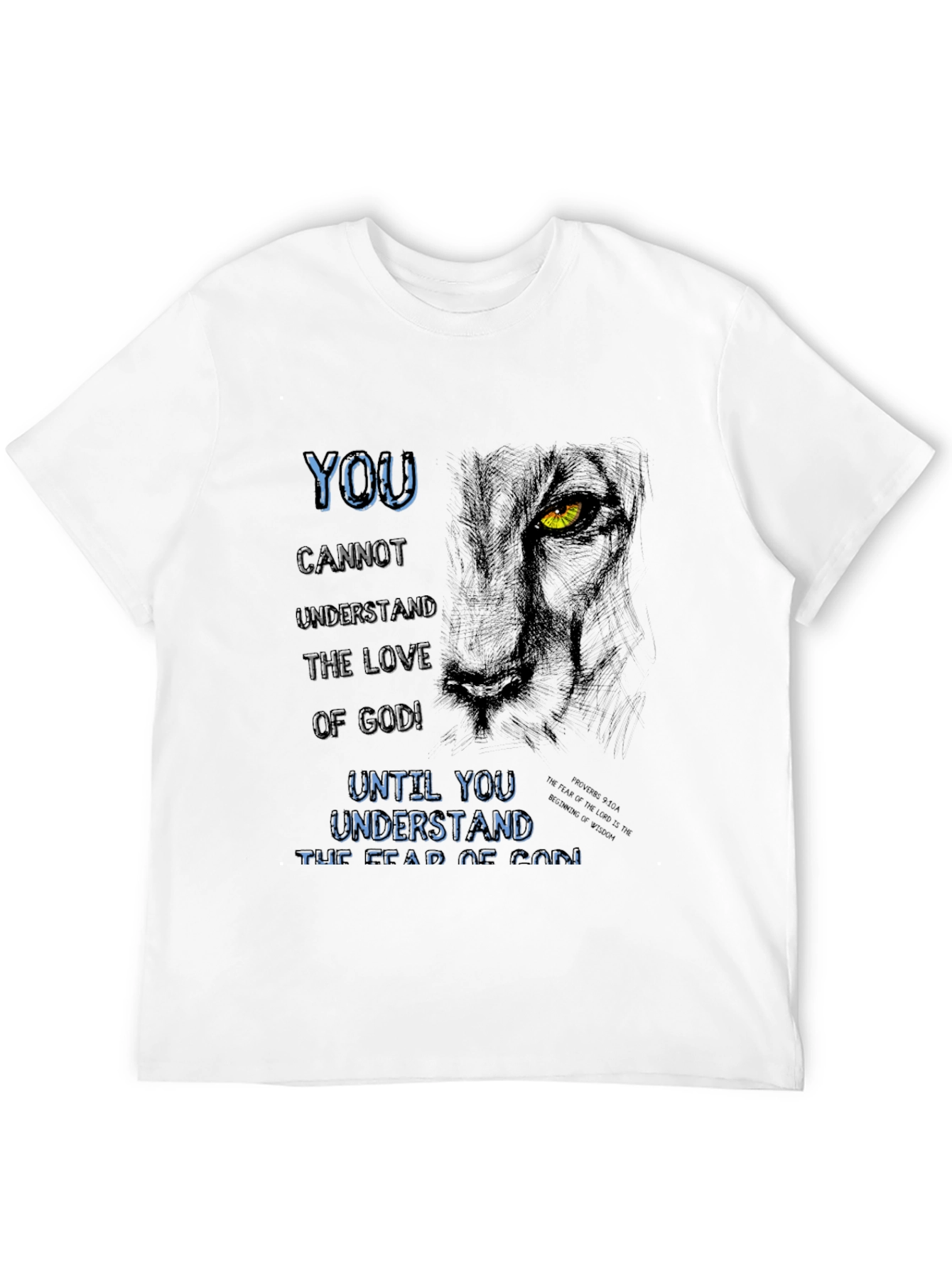 Lion & Faith Graphic Tee - Gods Love