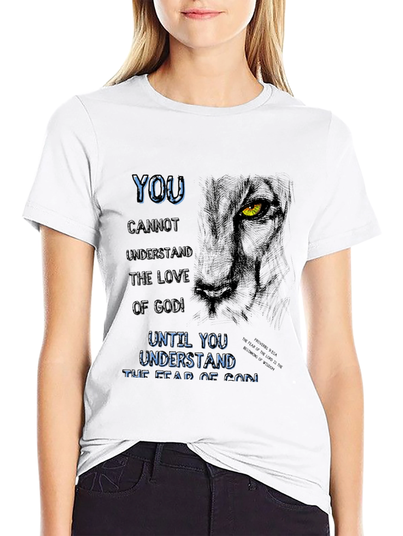Lion & Faith Graphic Tee - Gods Love