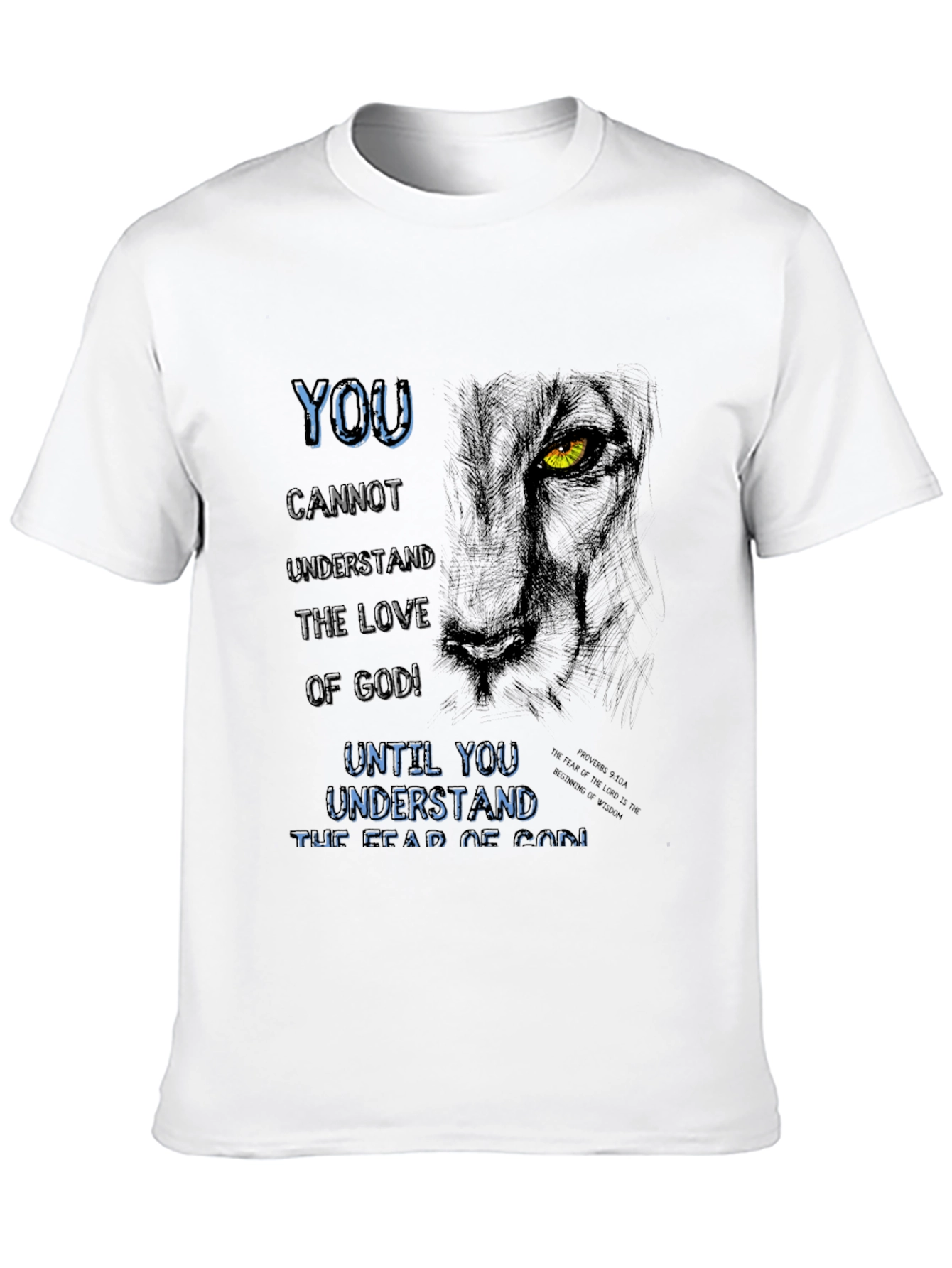 Lion & Faith Graphic Tee - Gods Love