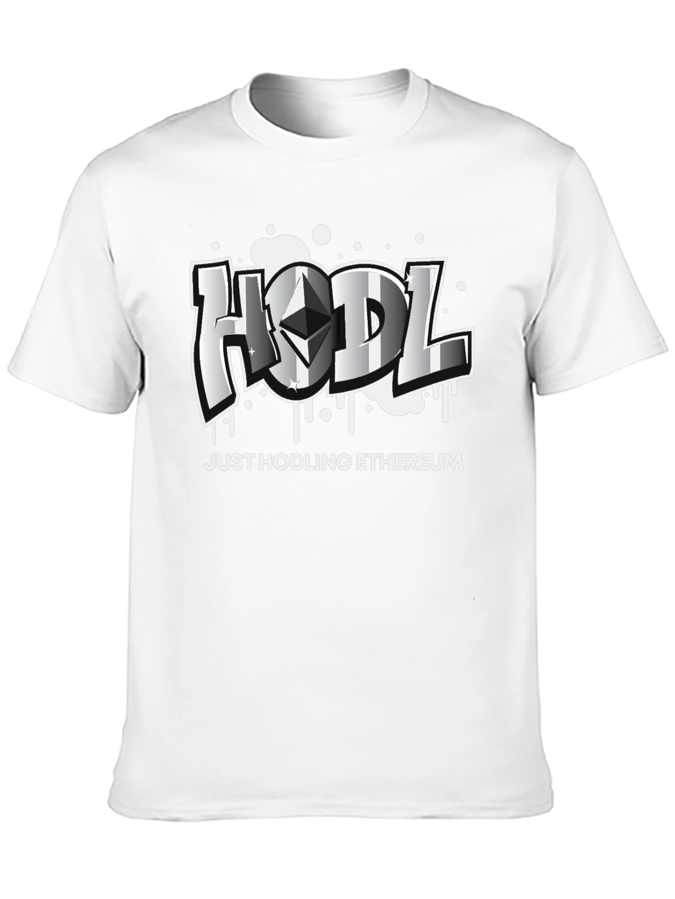 HODL Ethereum Crypto Black T-Shirt