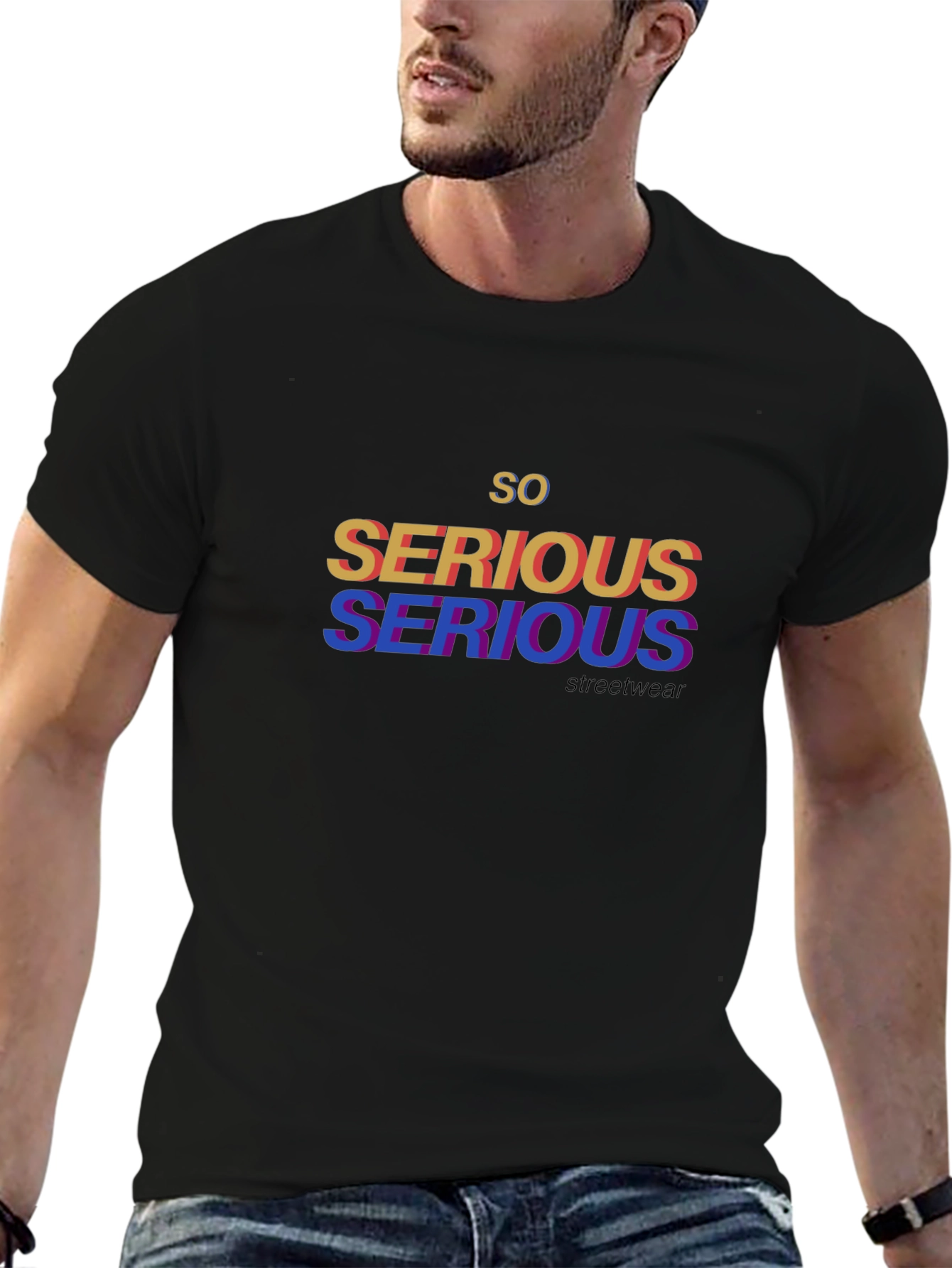 So Serious Graphic Tee - Streetwear Style