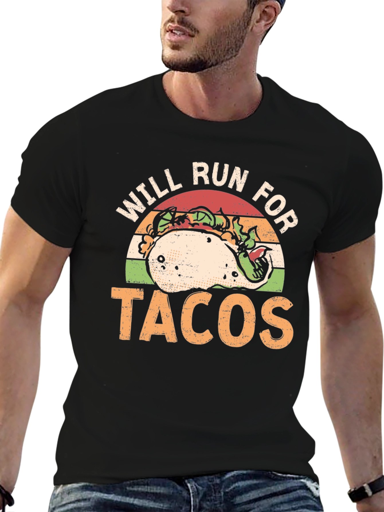 Will Run For Tacos T-Shirt
