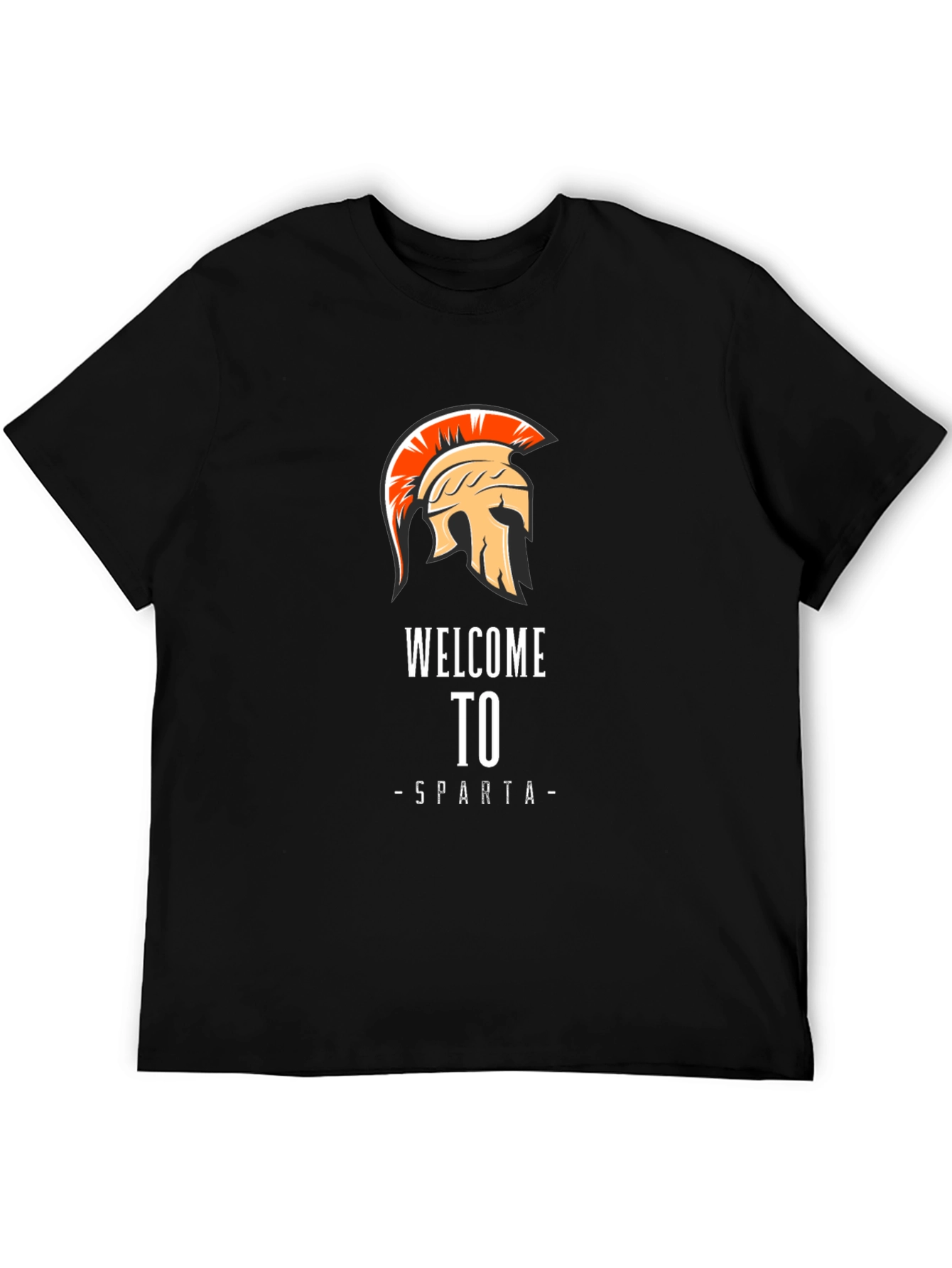 Welcome to Sparta Graphic Tee - Black