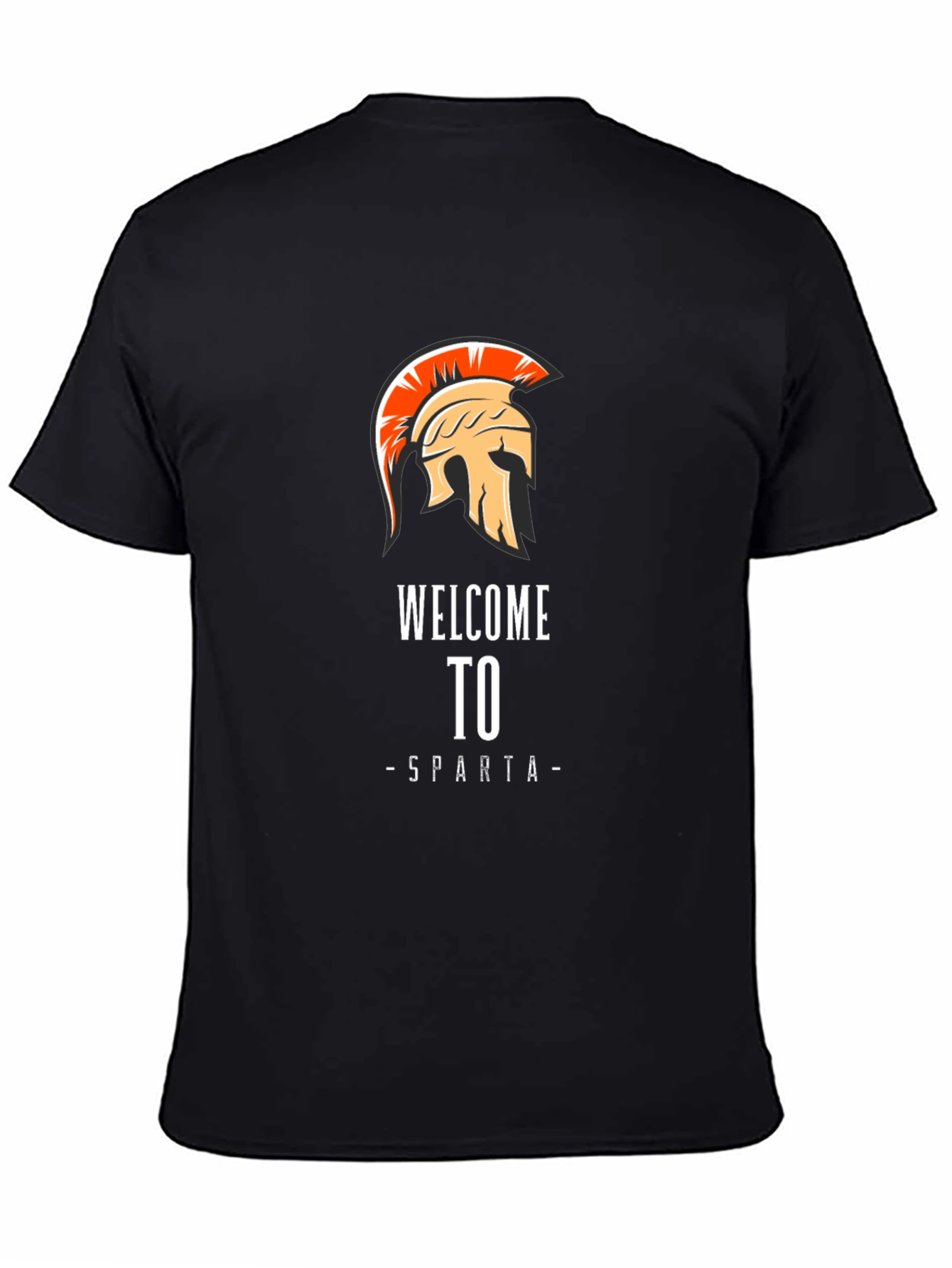Welcome to Sparta Graphic Tee - Black