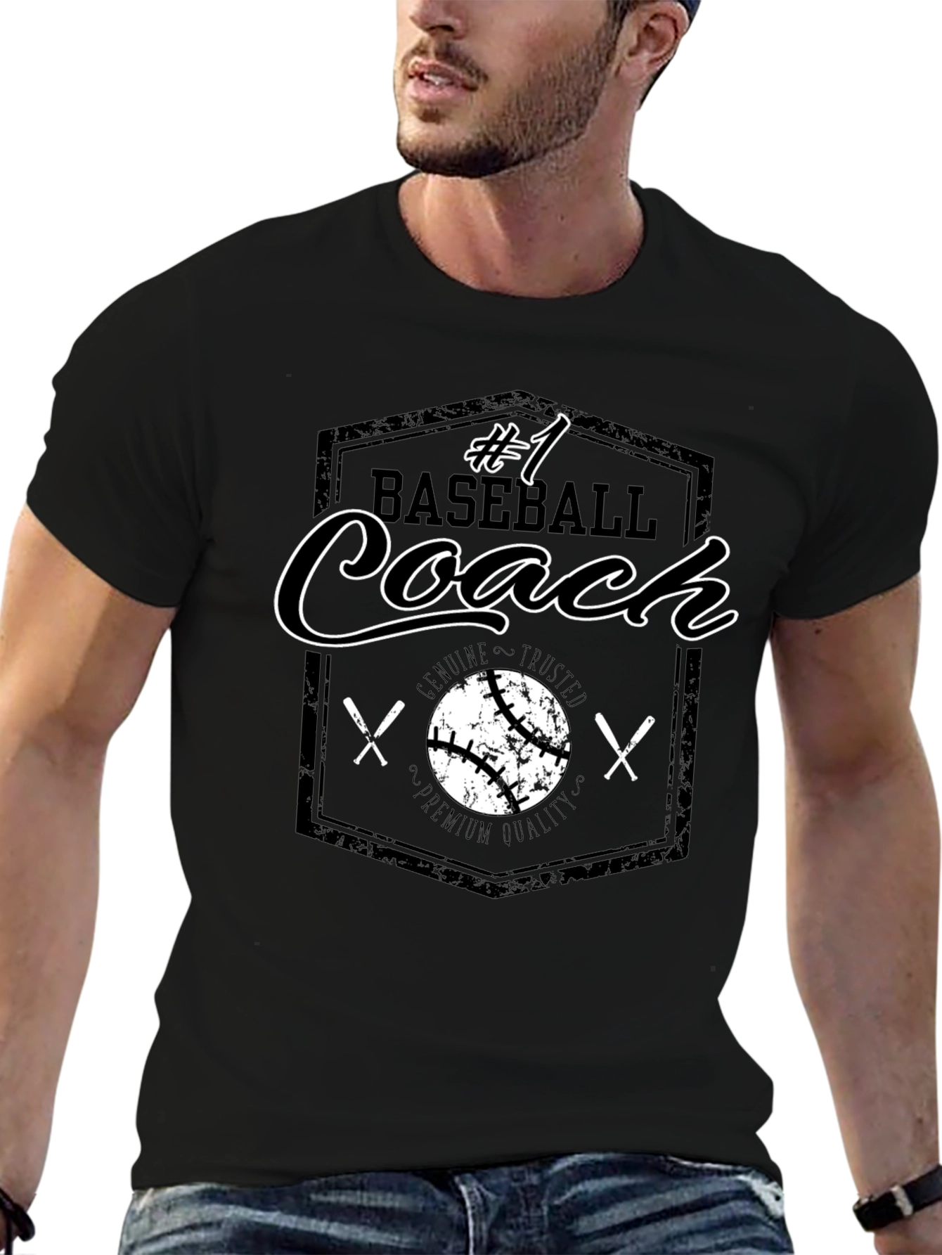 Baseball Coach #1 Graphic T-Shirt