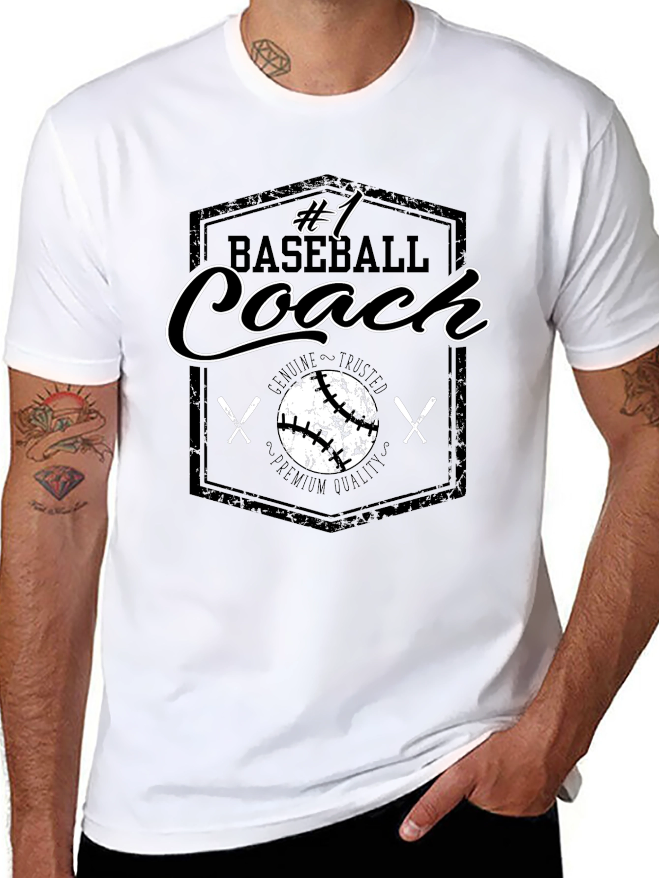 Baseball Coach #1 Graphic T-Shirt