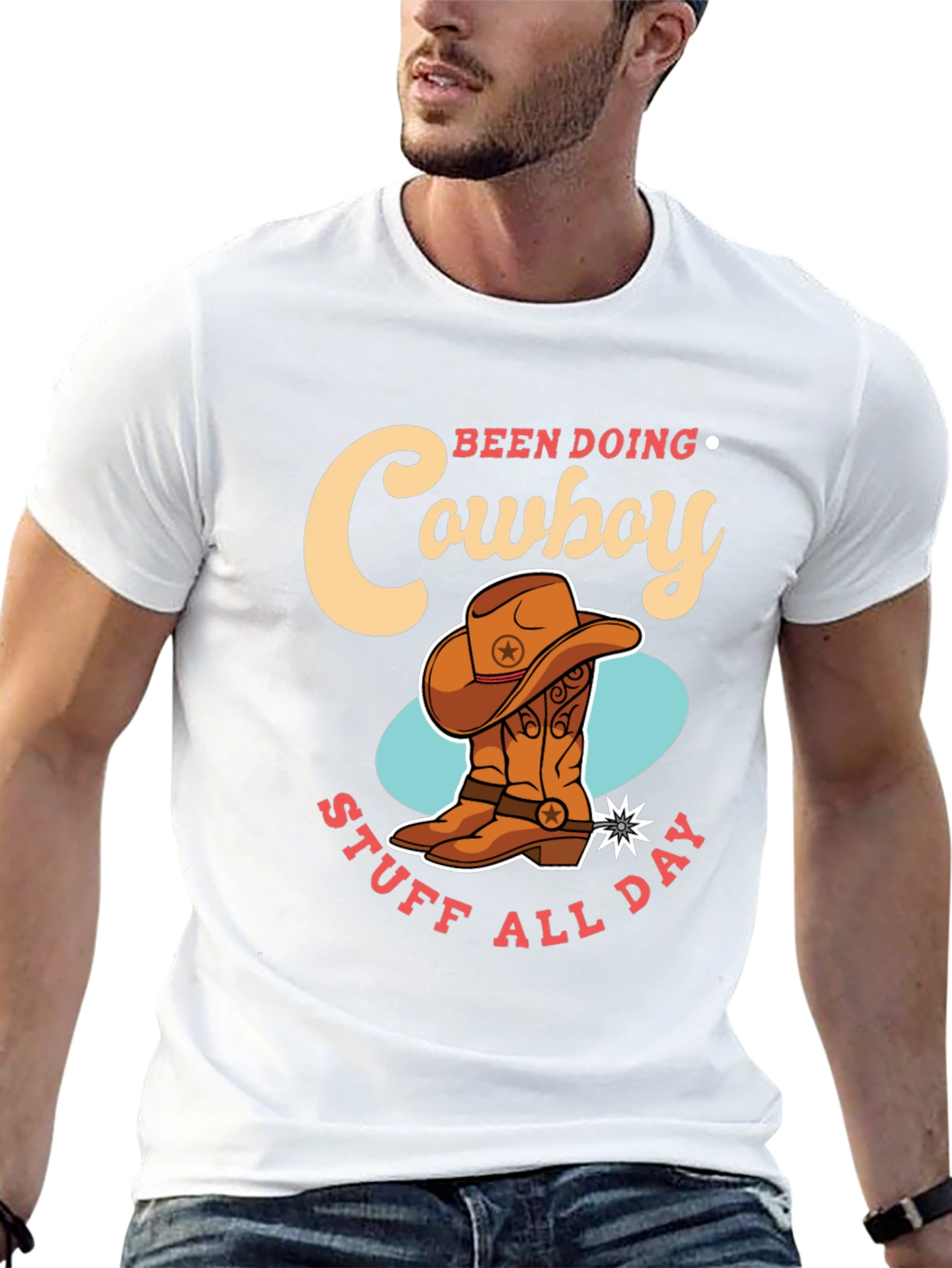 Cowboy Stuff All Day Graphic T-Shirt
