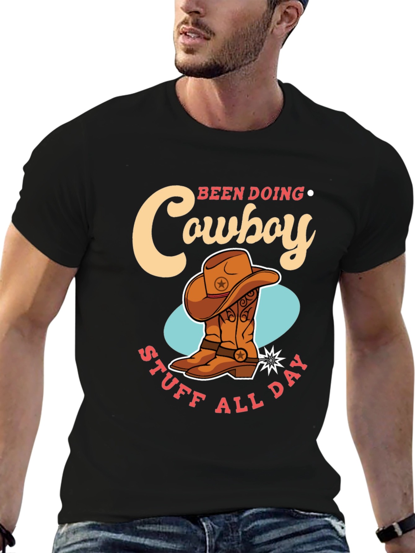 Cowboy Stuff All Day Graphic T-Shirt