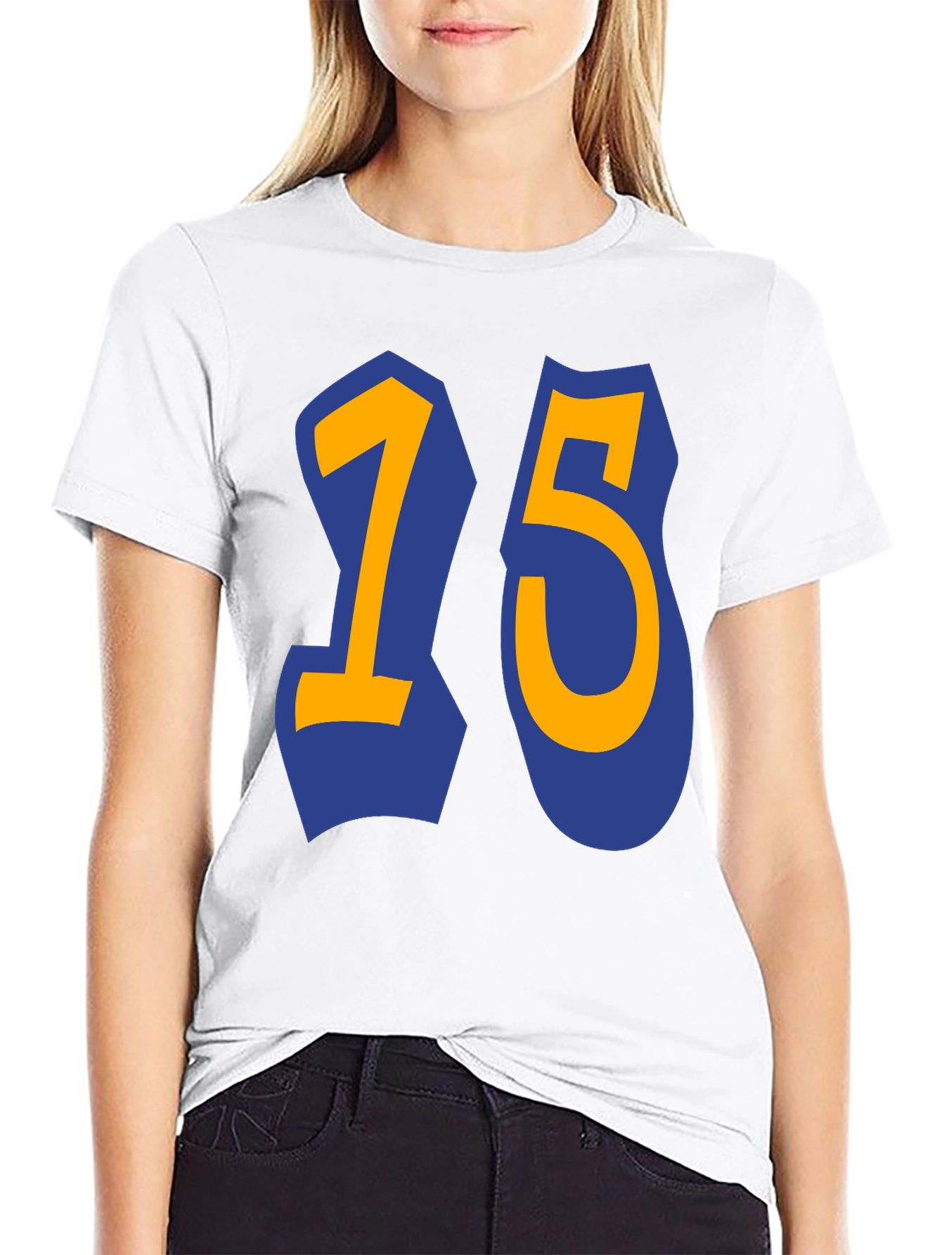 Bold Number 15 Graphic T-Shirt