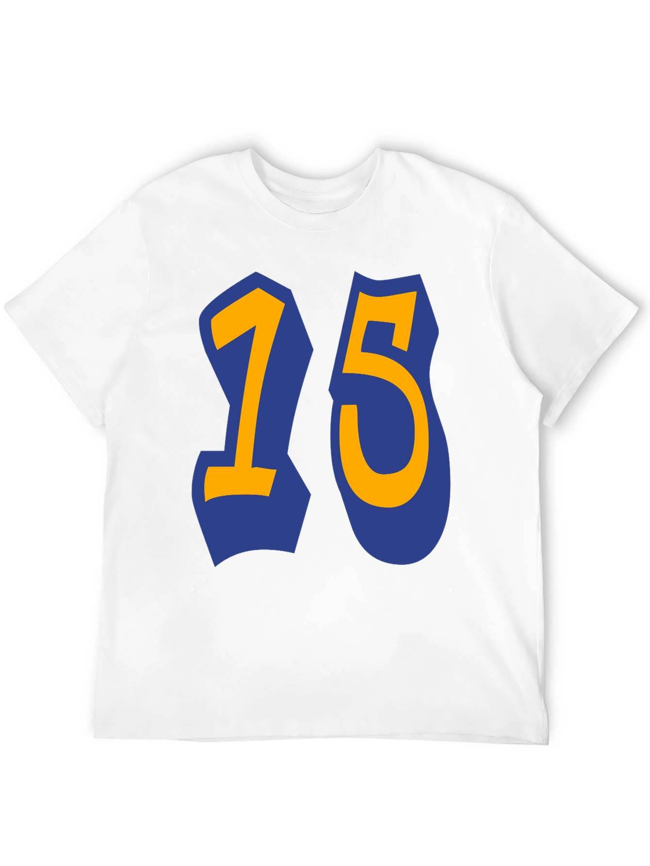Bold Number 15 Graphic T-Shirt