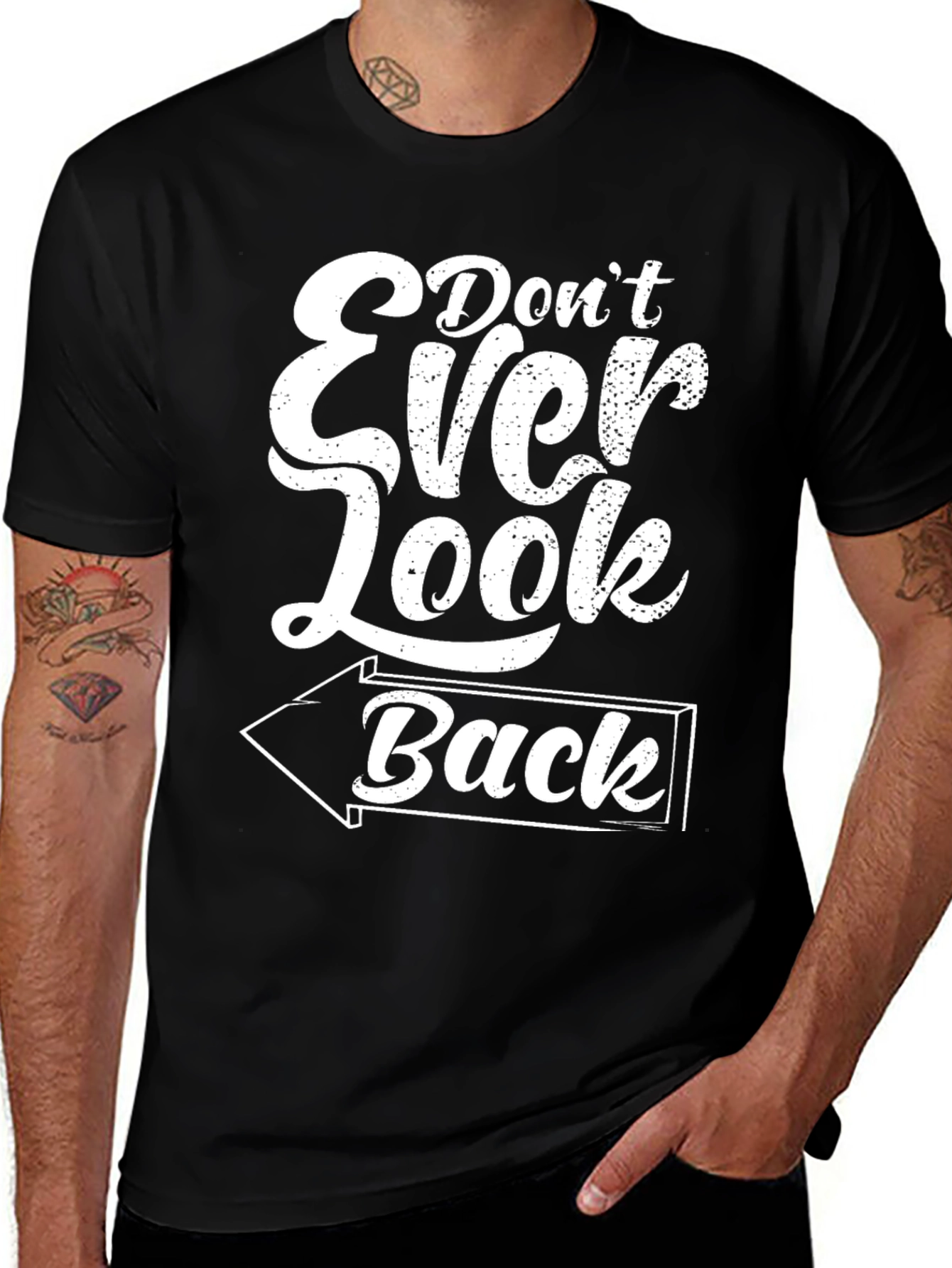 Dont Ever Look Back Graphic Tee