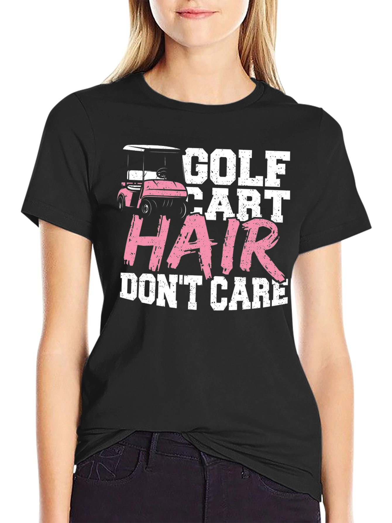 Golf Cart Hair Dont Care T-Shirt