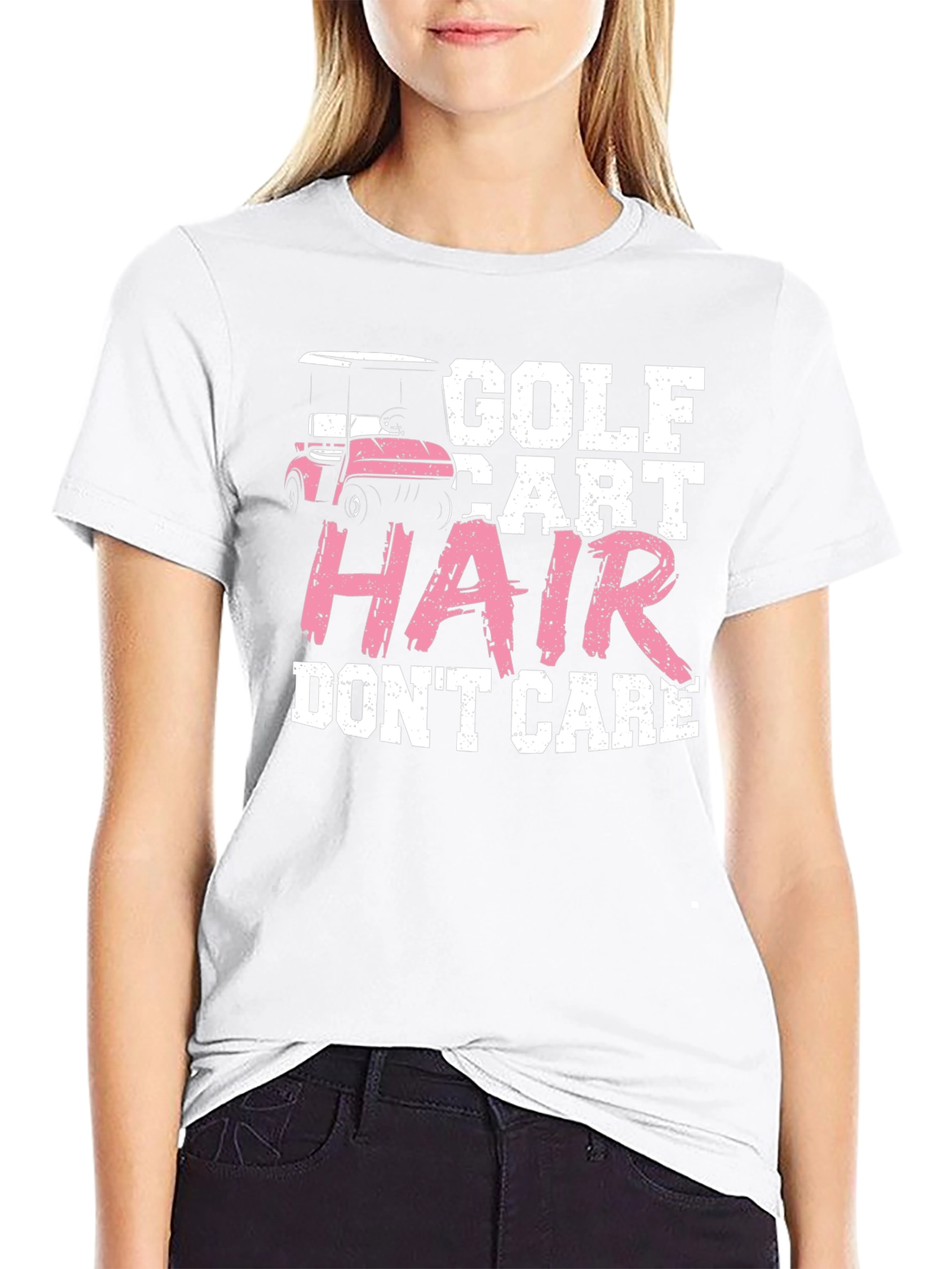 Golf Cart Hair Dont Care T-Shirt