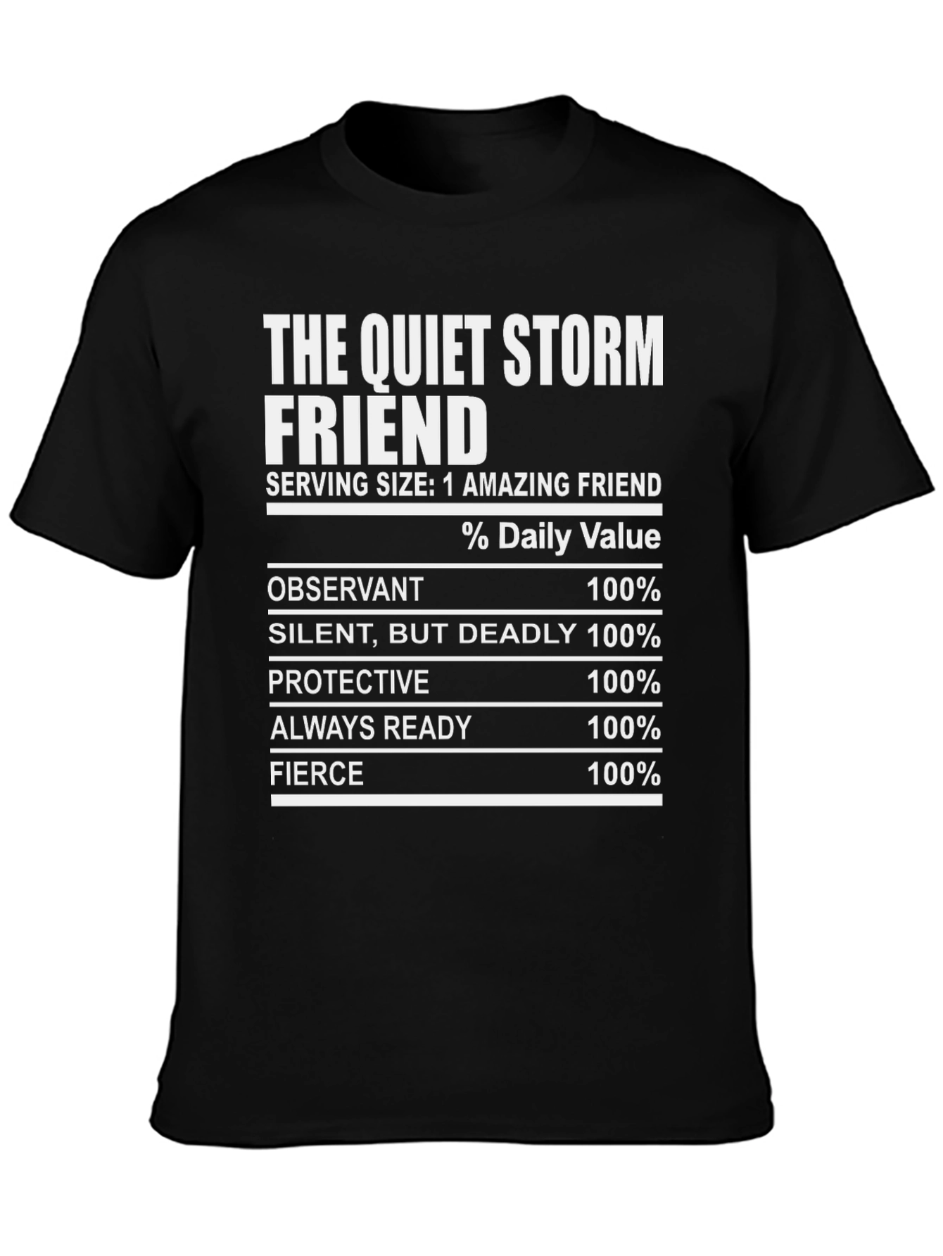 Quiet Storm Friend Graphic T-Shirt