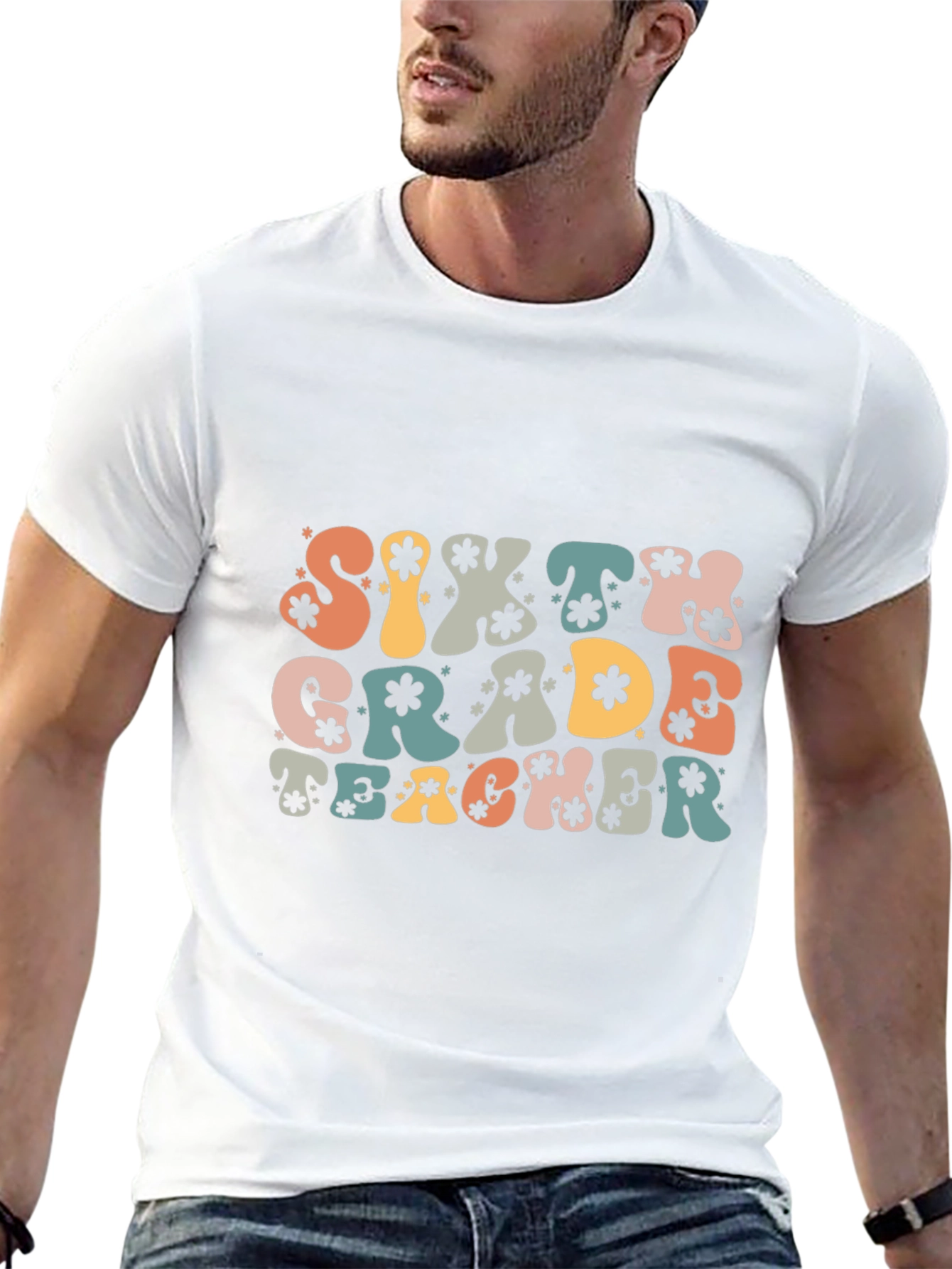 Sixth Grade Teacher Graphic T-Shirt