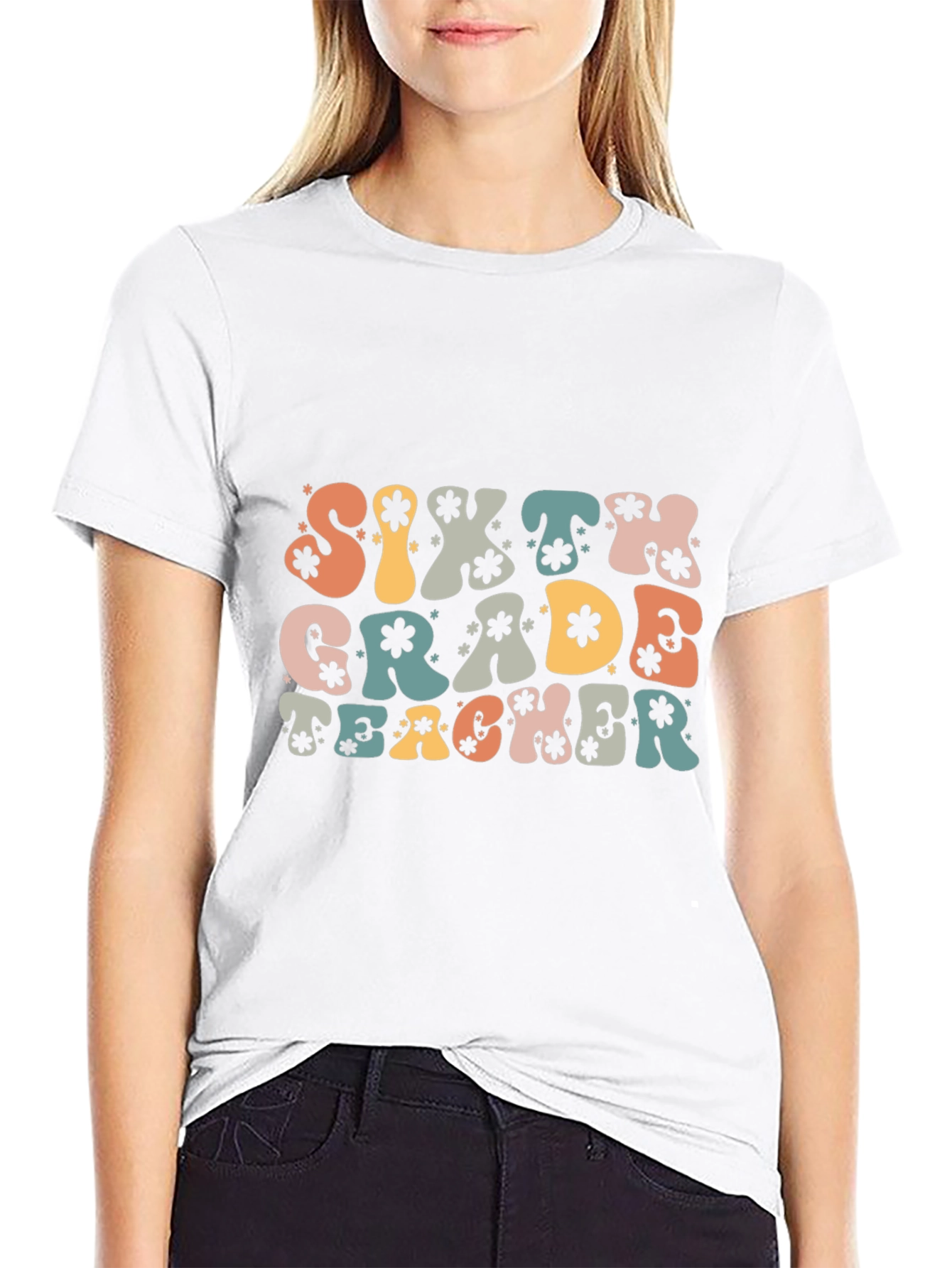 Sixth Grade Teacher Graphic T-Shirt