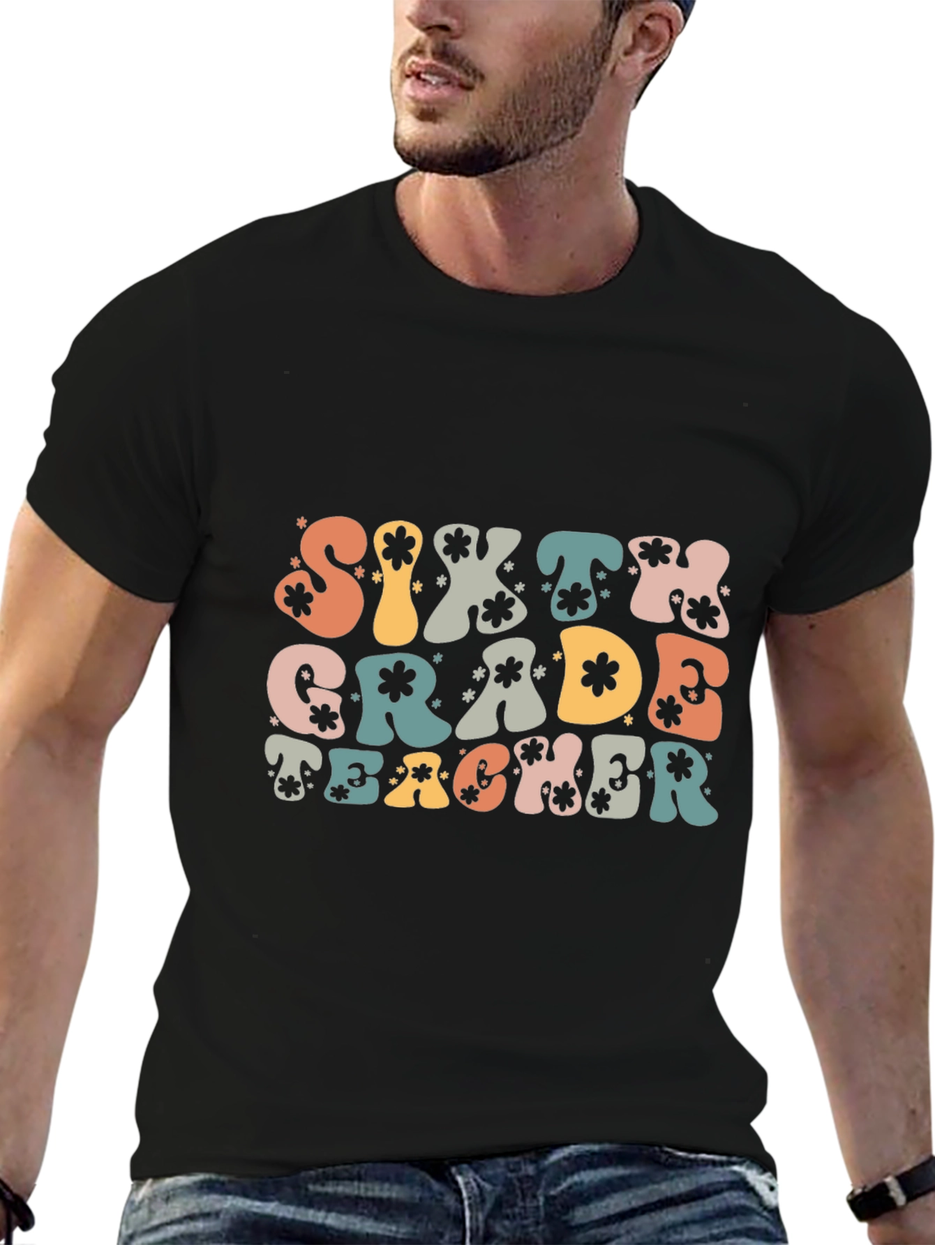 Sixth Grade Teacher Graphic T-Shirt