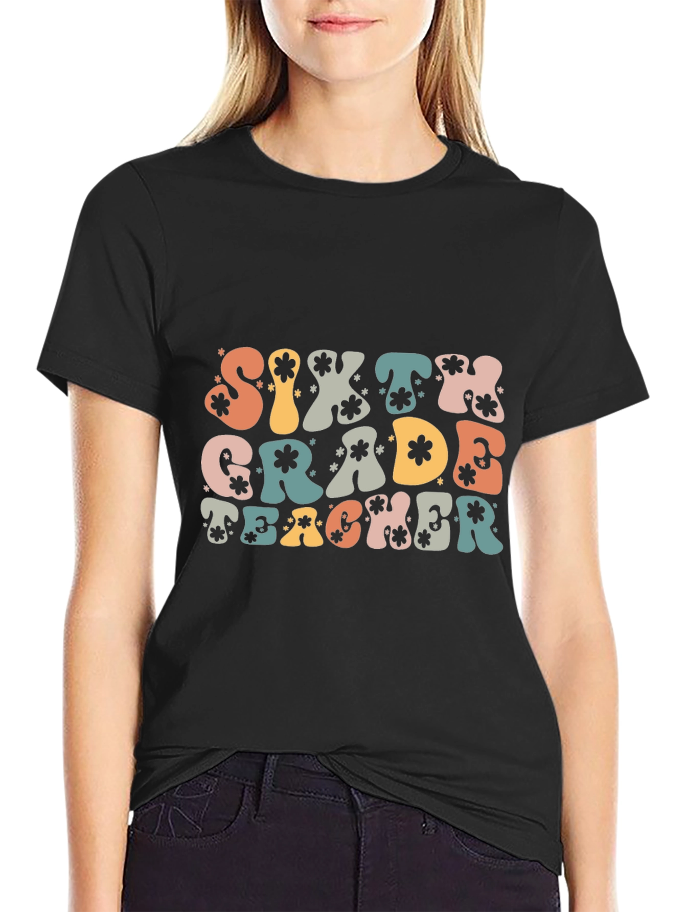 Sixth Grade Teacher Graphic T-Shirt