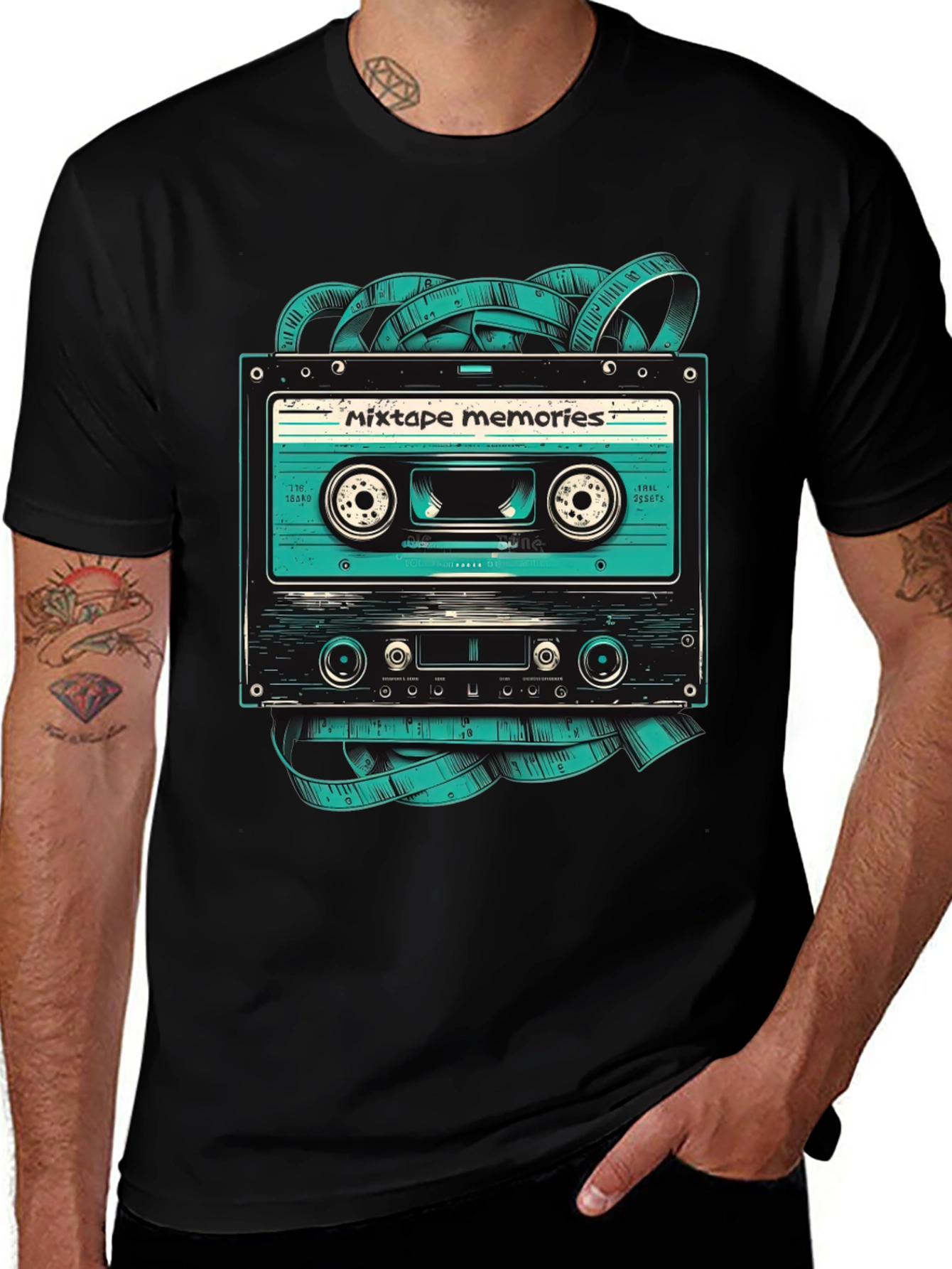 Retro Mixtape Memories Graphic Tee