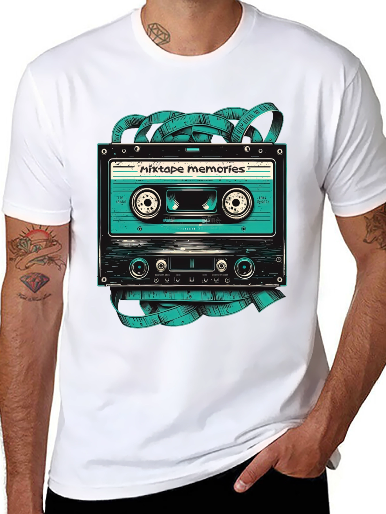 Retro Mixtape Memories Graphic Tee