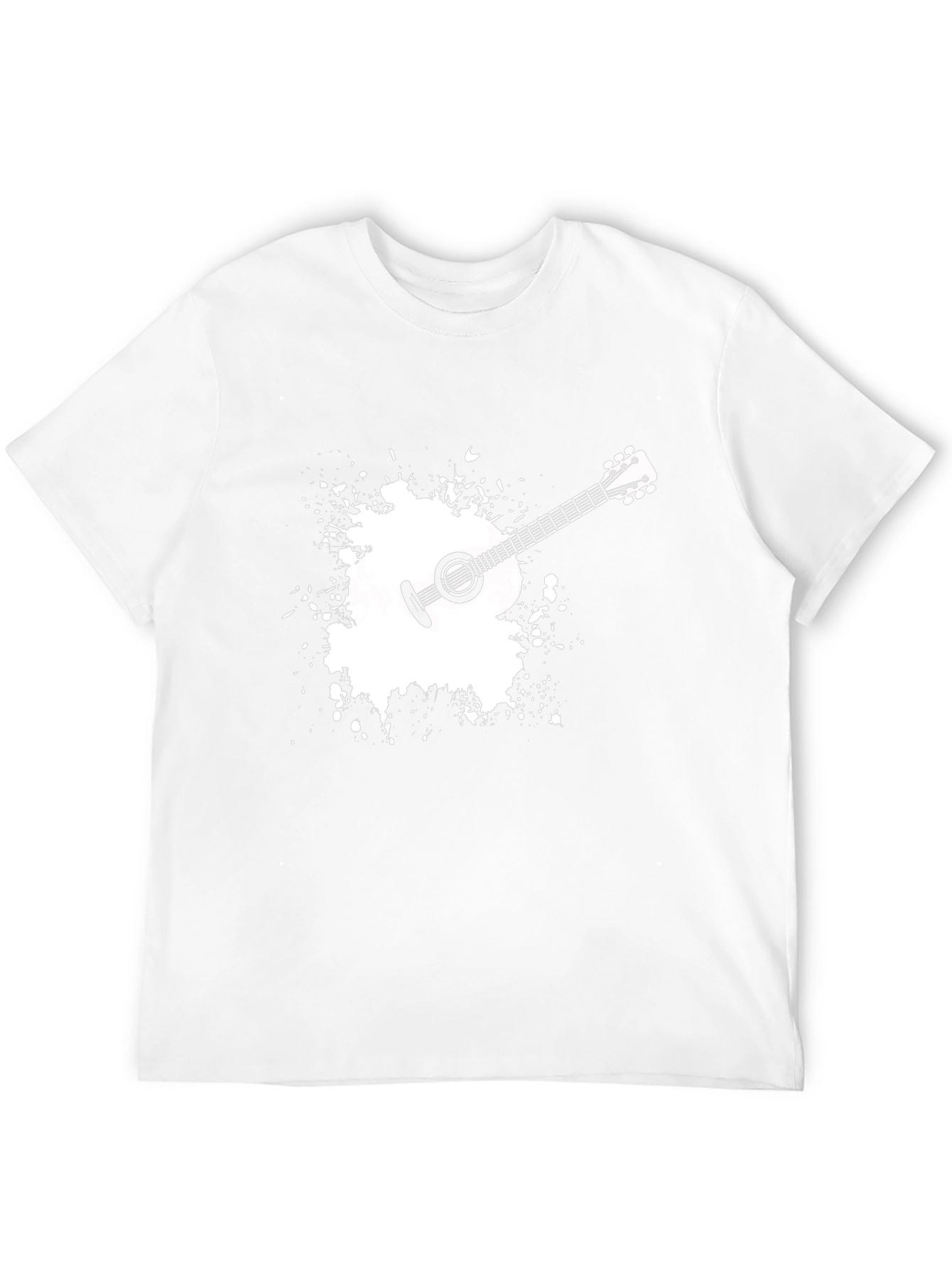 Guitar Splash Graphic Tee - Musician Style
