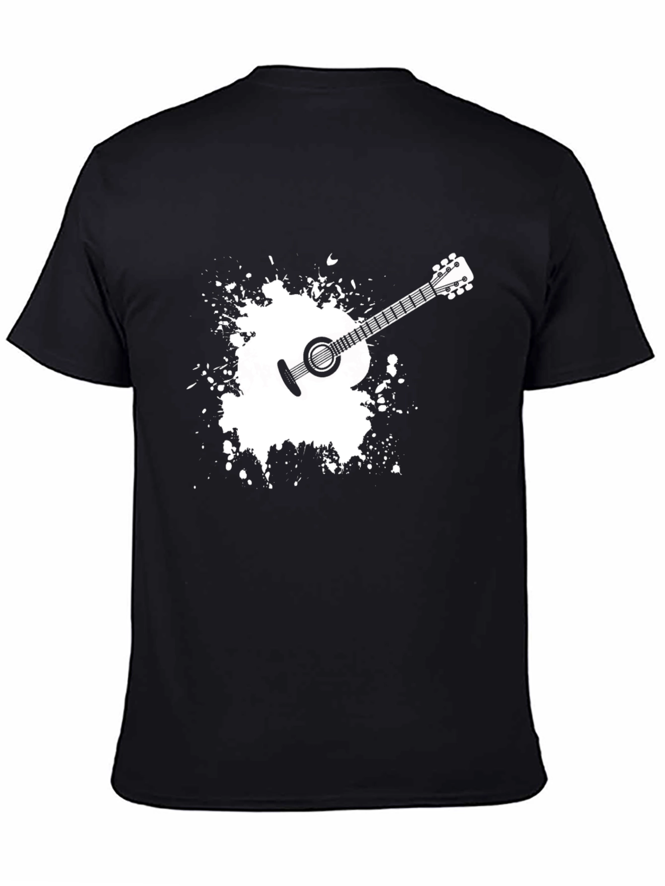 Guitar Splash Graphic Tee - Musician Style