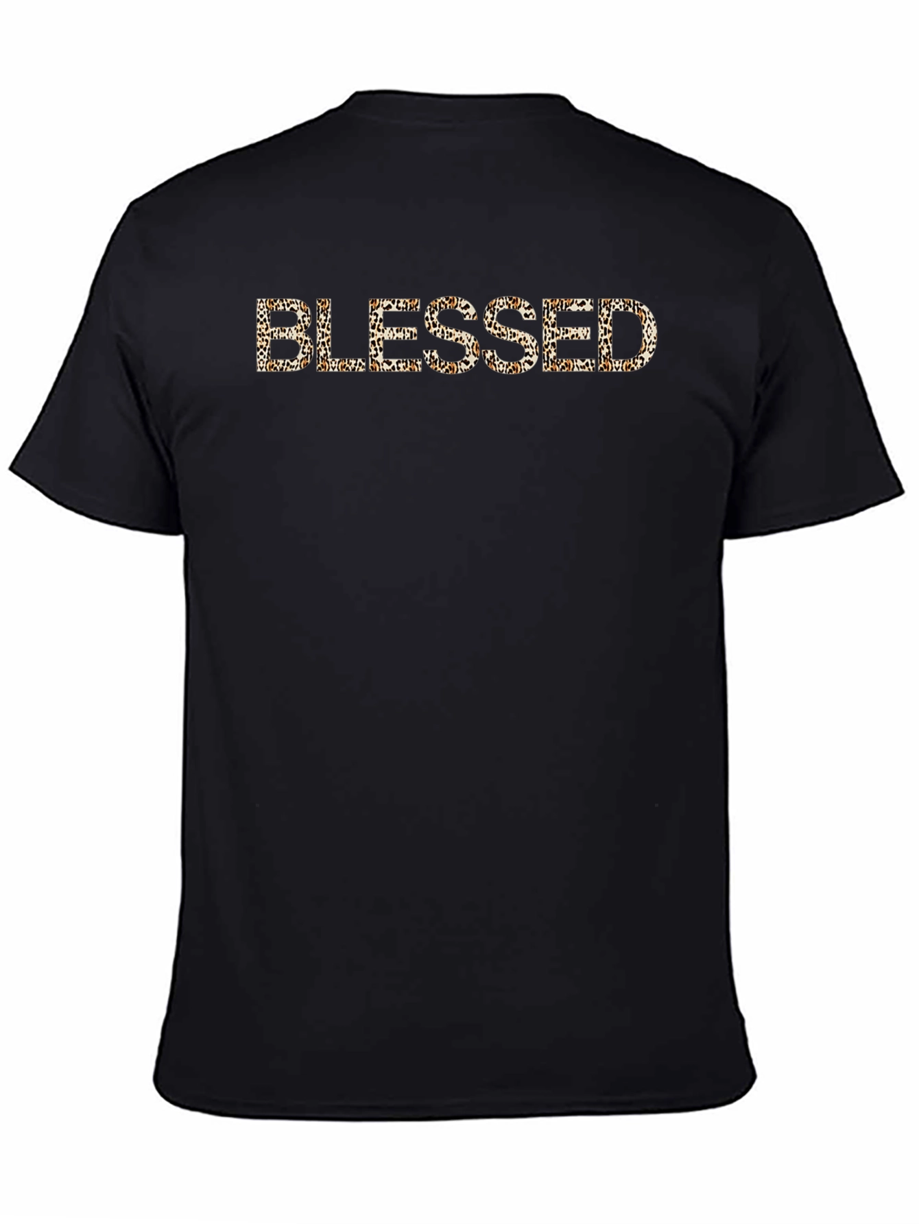 Leopard Print Blessed Graphic T-Shirt