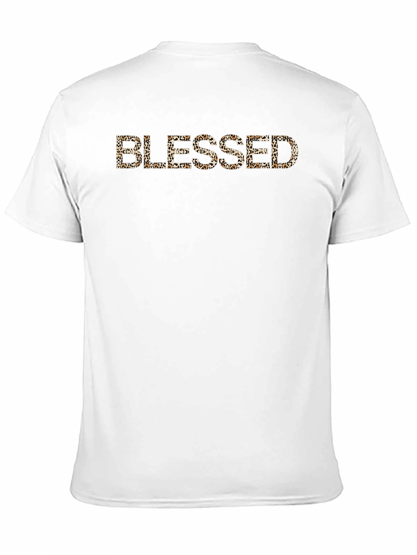 Leopard Print Blessed Graphic T-Shirt