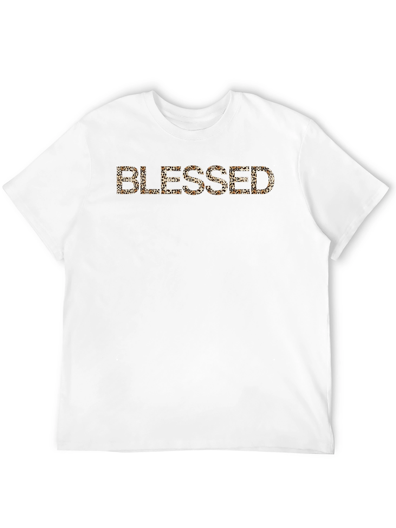 Leopard Print Blessed Graphic T-Shirt