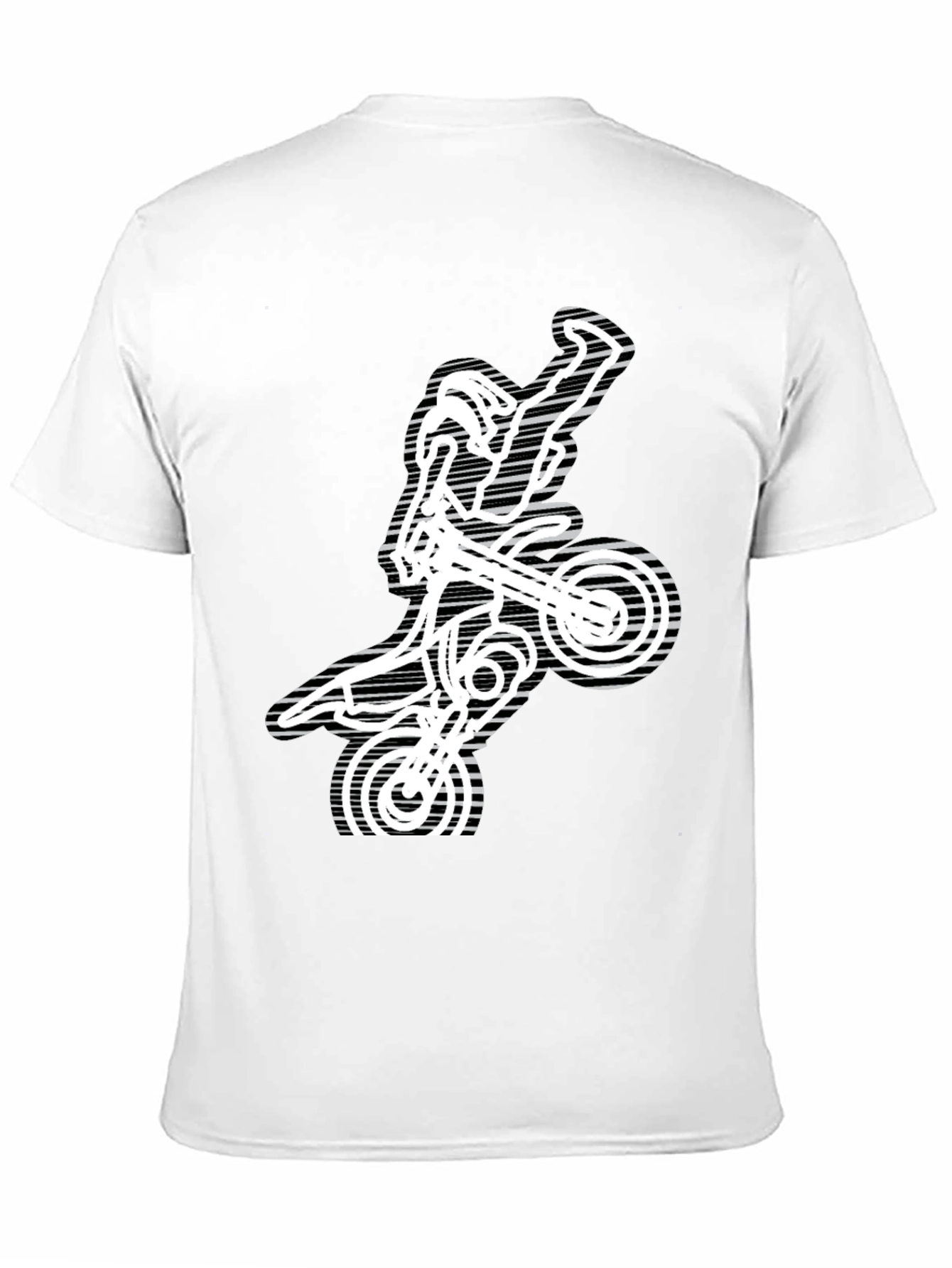 Motocross Rider Graphic Tee - Black