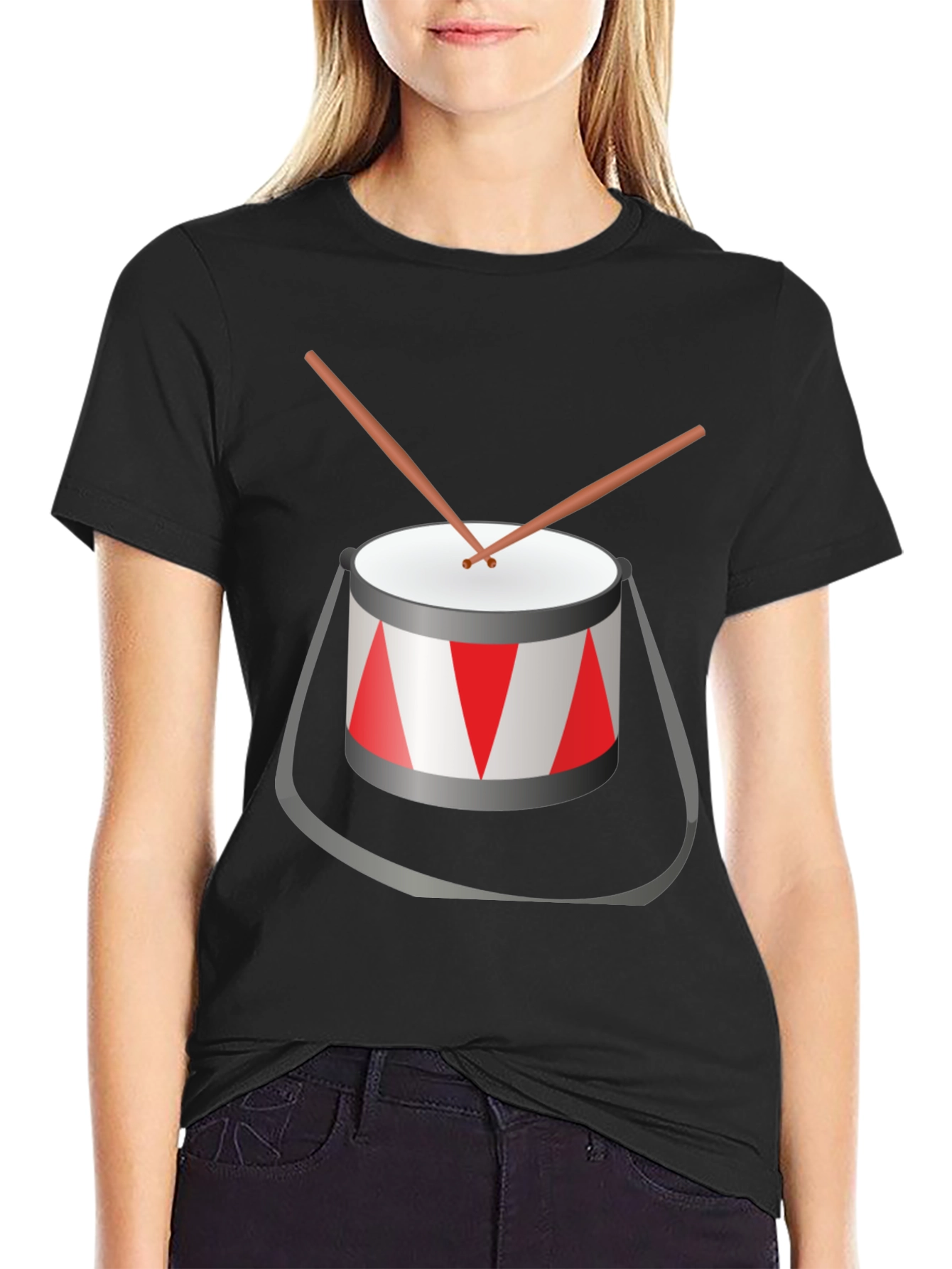 Drum Graphic T-Shirt - Music Lover Tee