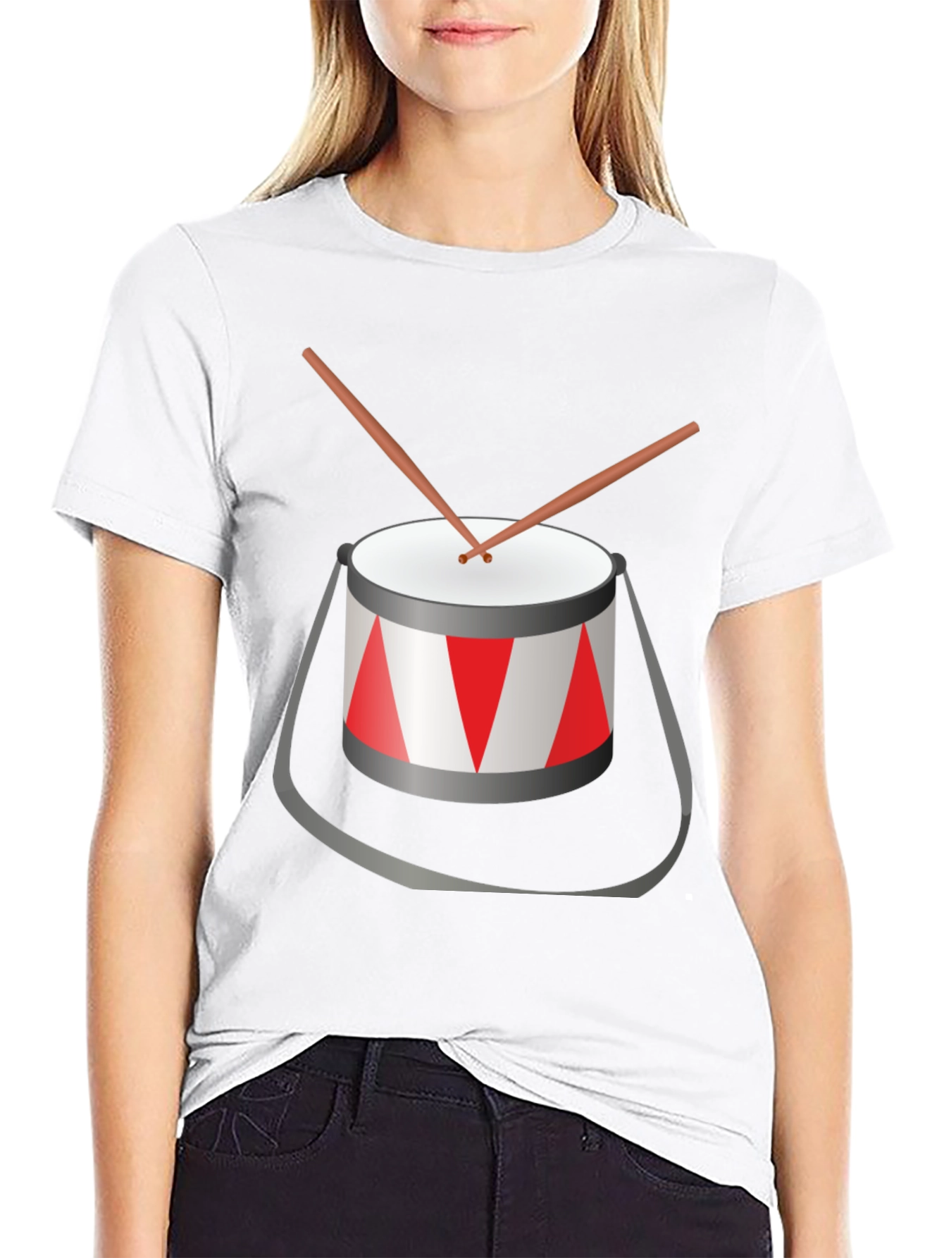 Drum Graphic T-Shirt - Music Lover Tee
