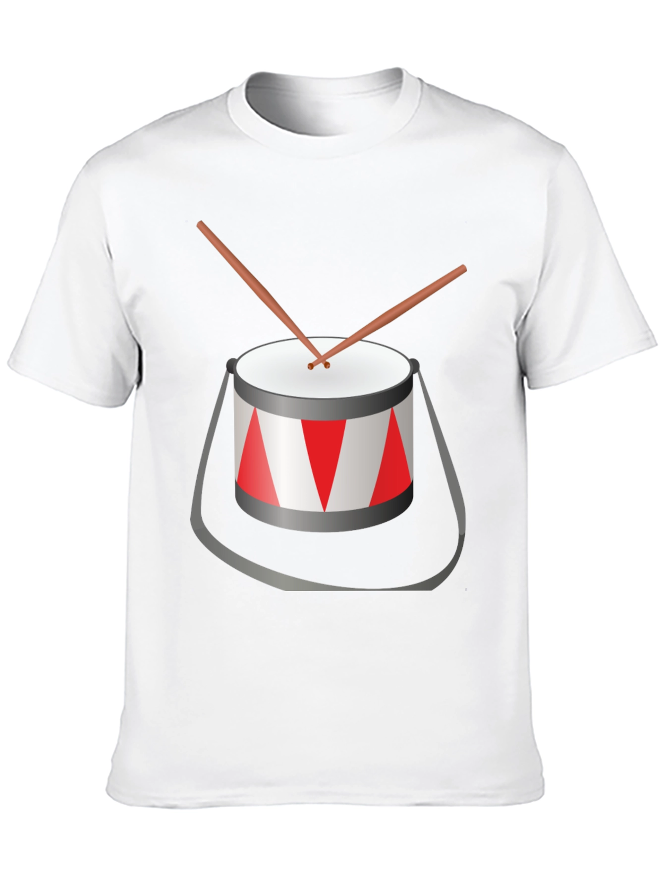 Drum Graphic T-Shirt - Music Lover Tee