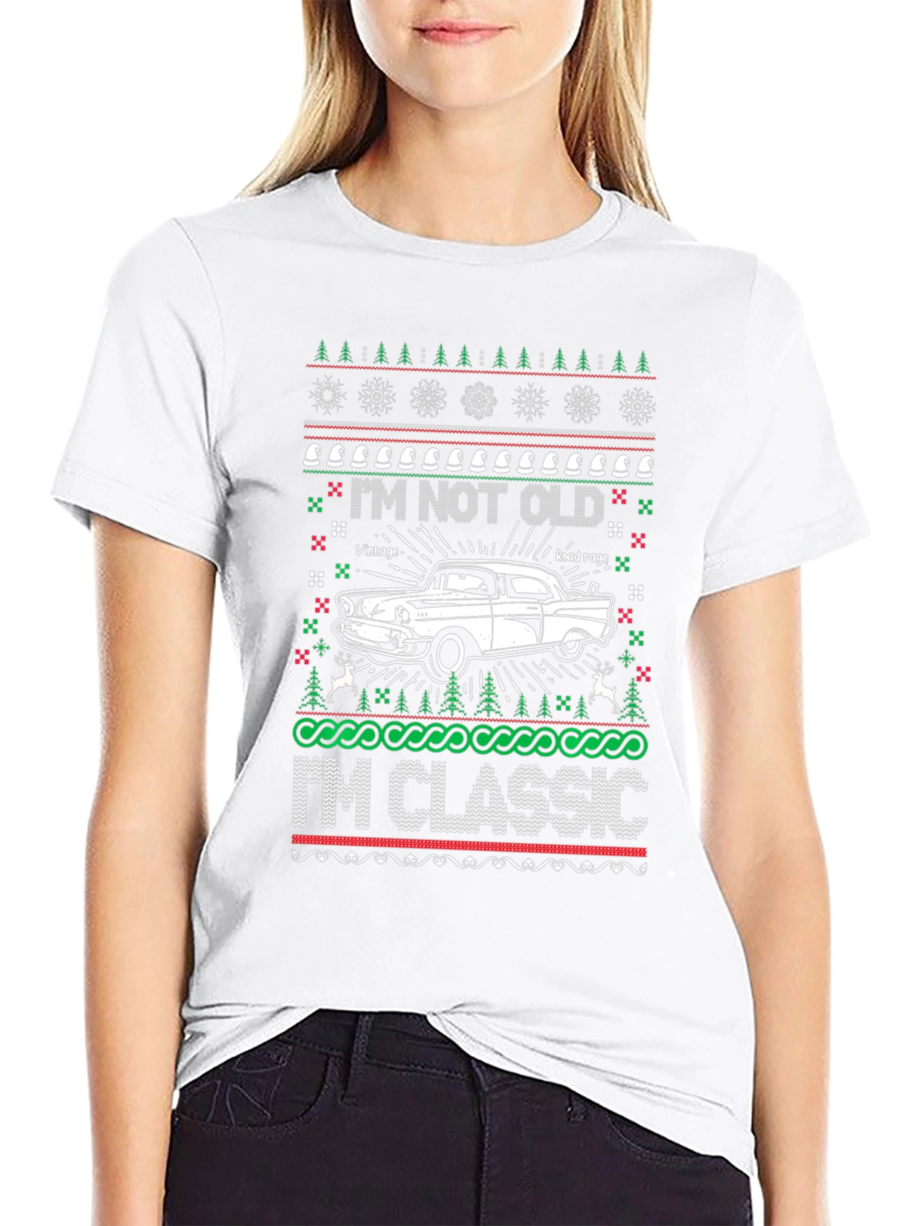 Im Not Old Im Classic Ugly Christmas Sweater T-Shirt