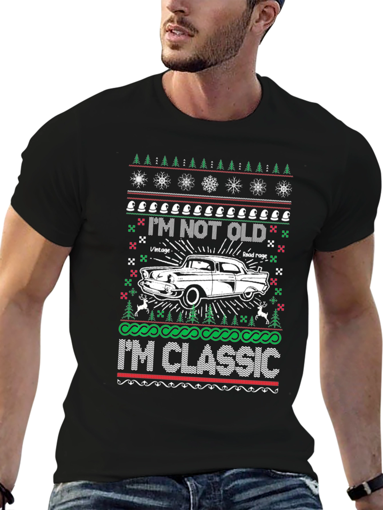 Im Not Old Im Classic Ugly Christmas Sweater T-Shirt