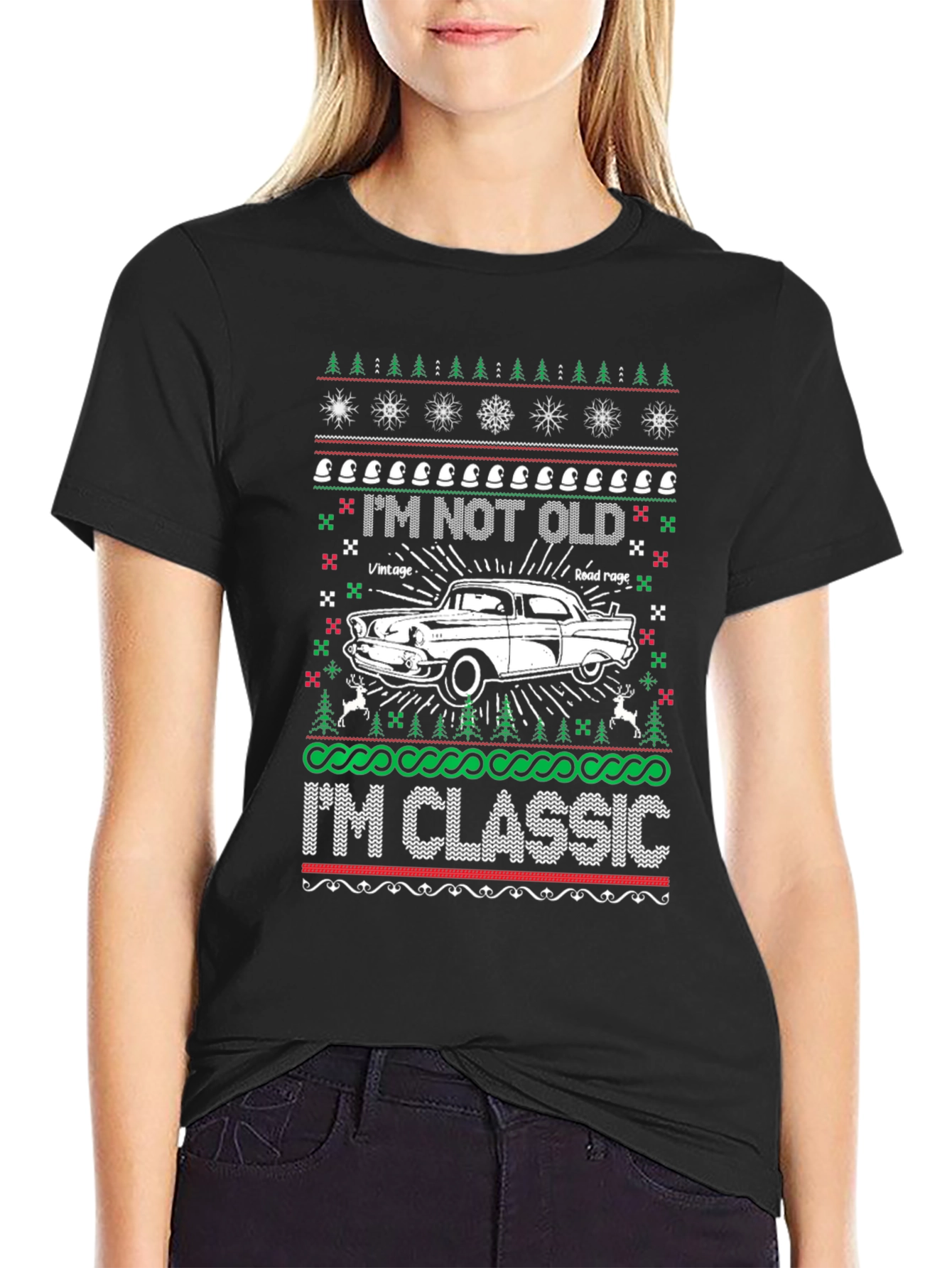 Im Not Old Im Classic Ugly Christmas Sweater T-Shirt
