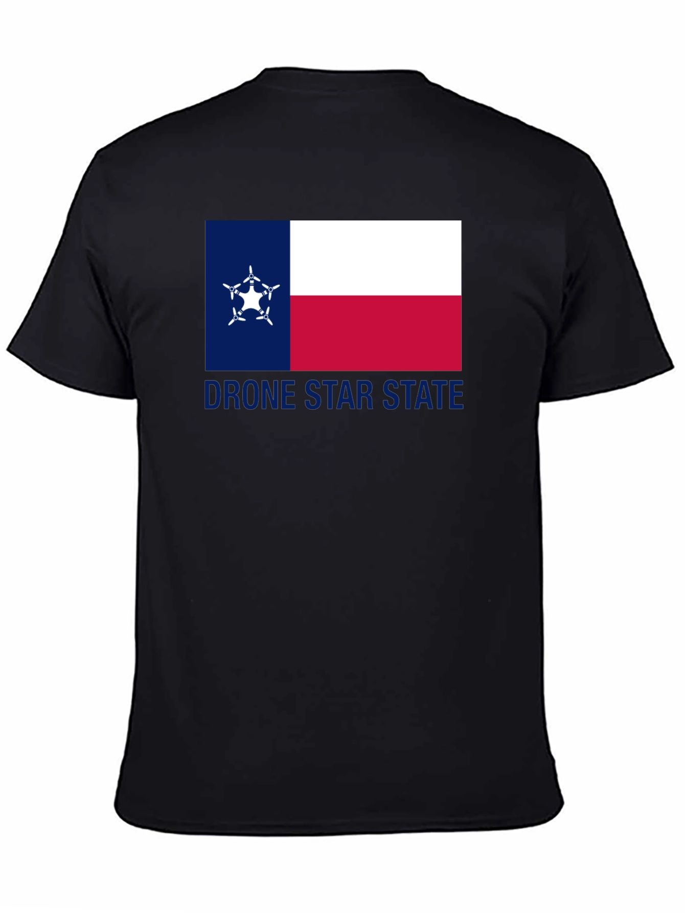 Drone Star State Black T-Shirt