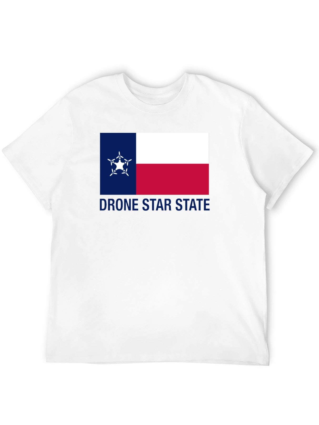 Drone Star State Black T-Shirt